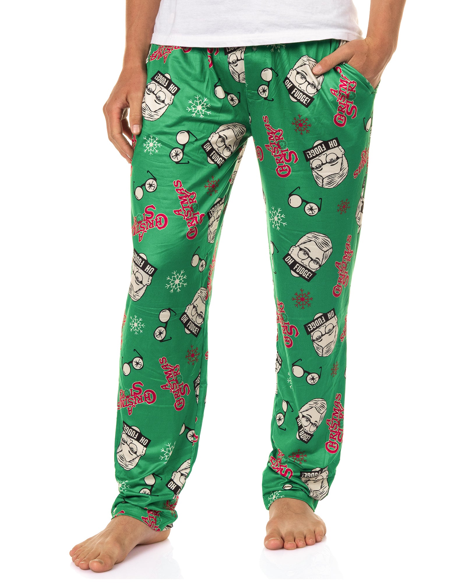 A Christmas Story Pajamas Men's Ralphie Oh Fudge Lounge Sleep Pants