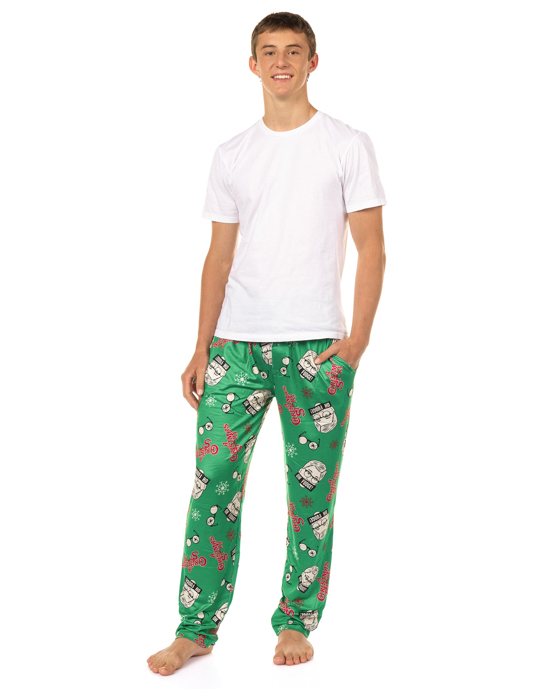 A Christmas Story Pajamas Men's Ralphie Oh Fudge Lounge Sleep Pants