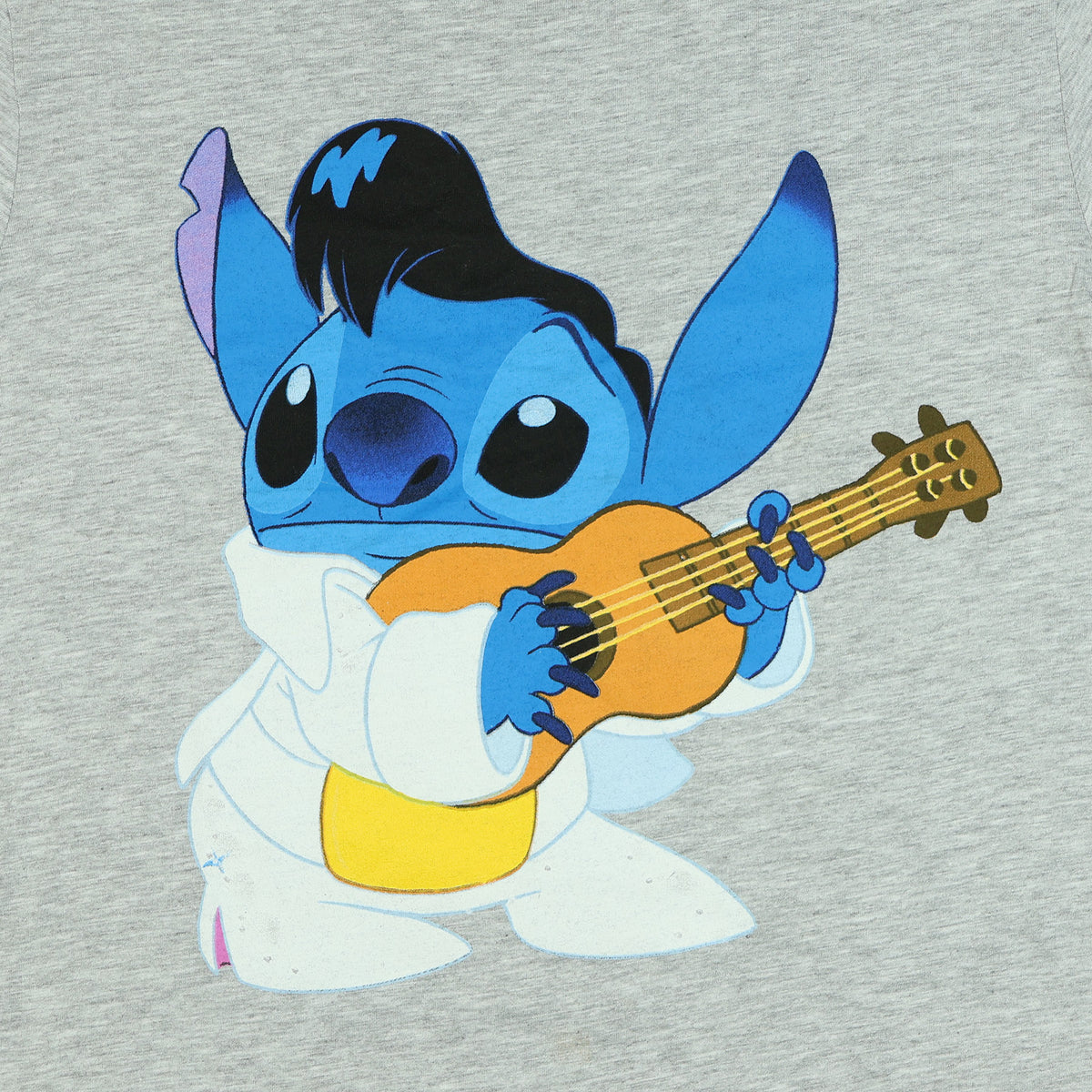 Disney Stitch T-Shirt Women's Elvis-Inspired Design Short Sleeve Tee