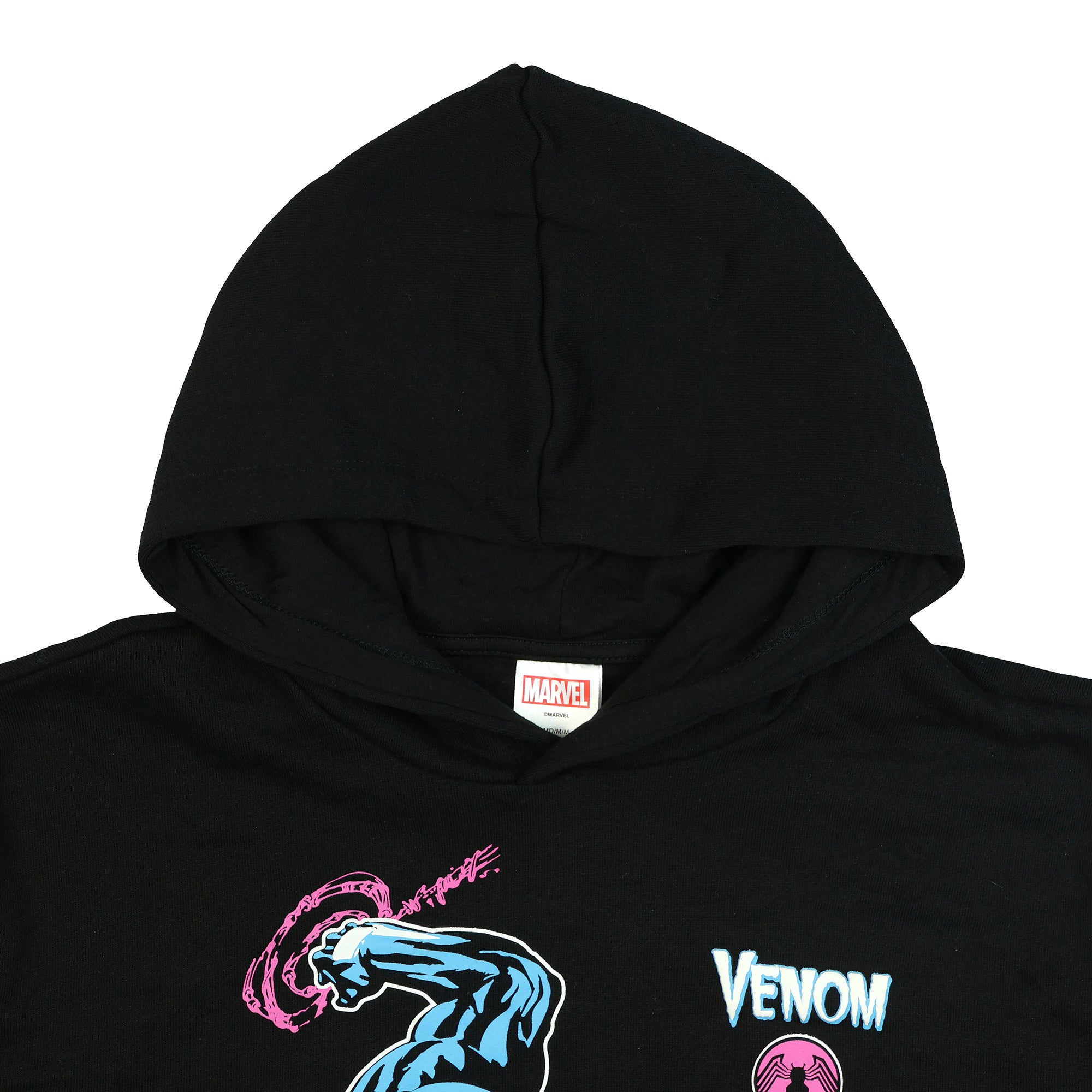 Marvel Venom Hoodie Boys' Sinister Smile Action Scene Pullover Sweatshirt