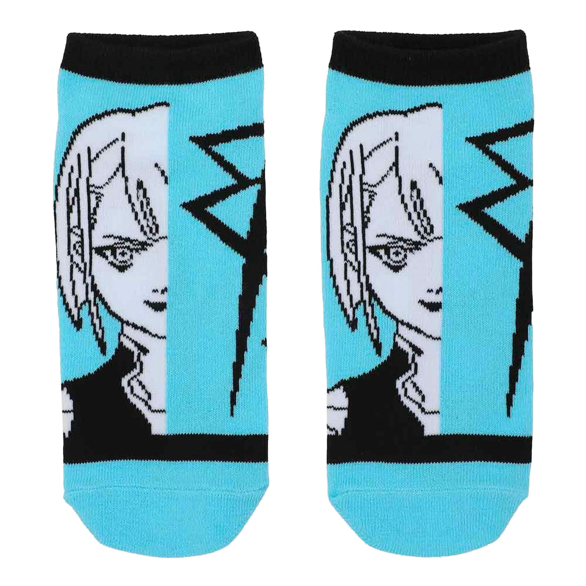 Cyberpunk Socks Women's Edgerunner 5-Pack No Show Ankle Socks, 5 Pairs