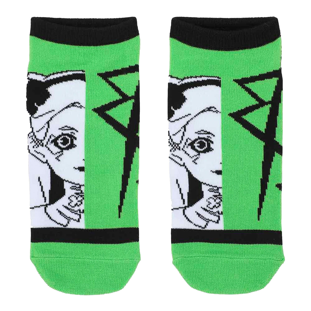 Cyberpunk Socks Women's Edgerunner 5-Pack No Show Ankle Socks, 5 Pairs