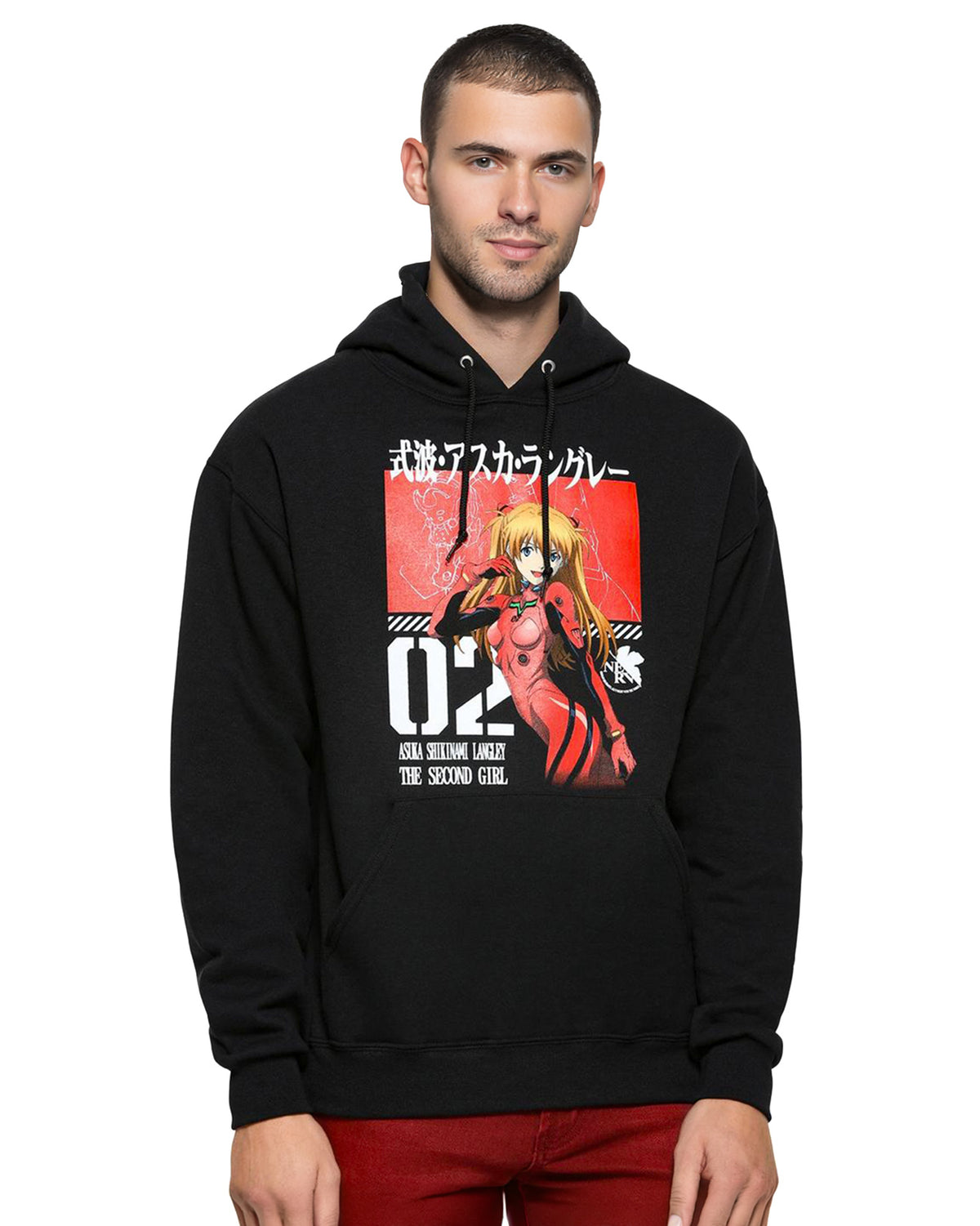 Neon Genesis Evangelion Hoodie Men's The Second Girl Adult Sweatshirt