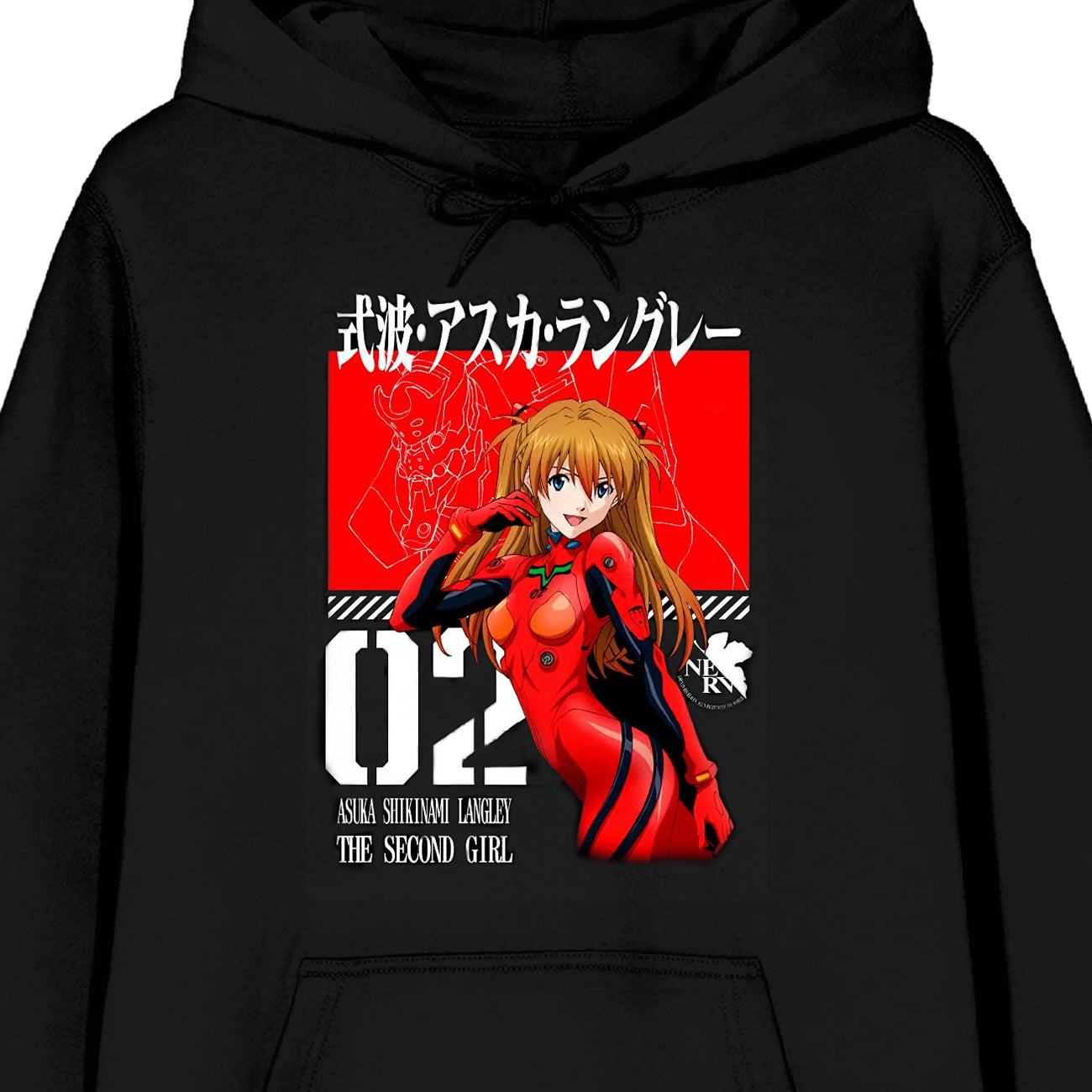 Neon Genesis Evangelion Hoodie Men's The Second Girl Adult Sweatshirt