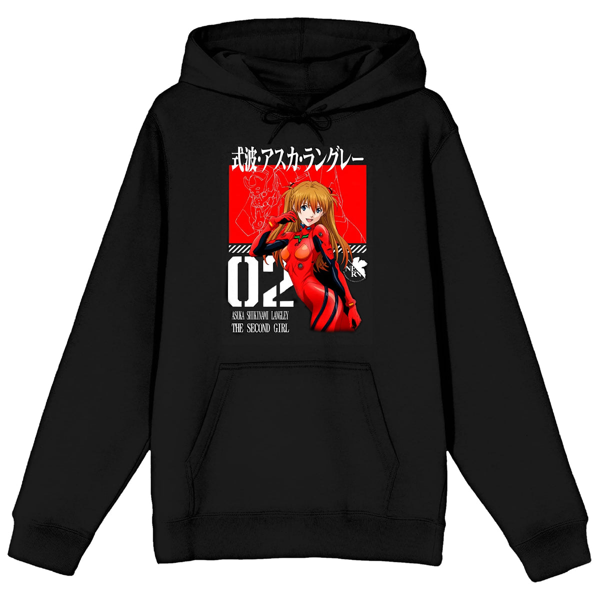 Neon Genesis Evangelion Hoodie Men's The Second Girl Adult Sweatshirt