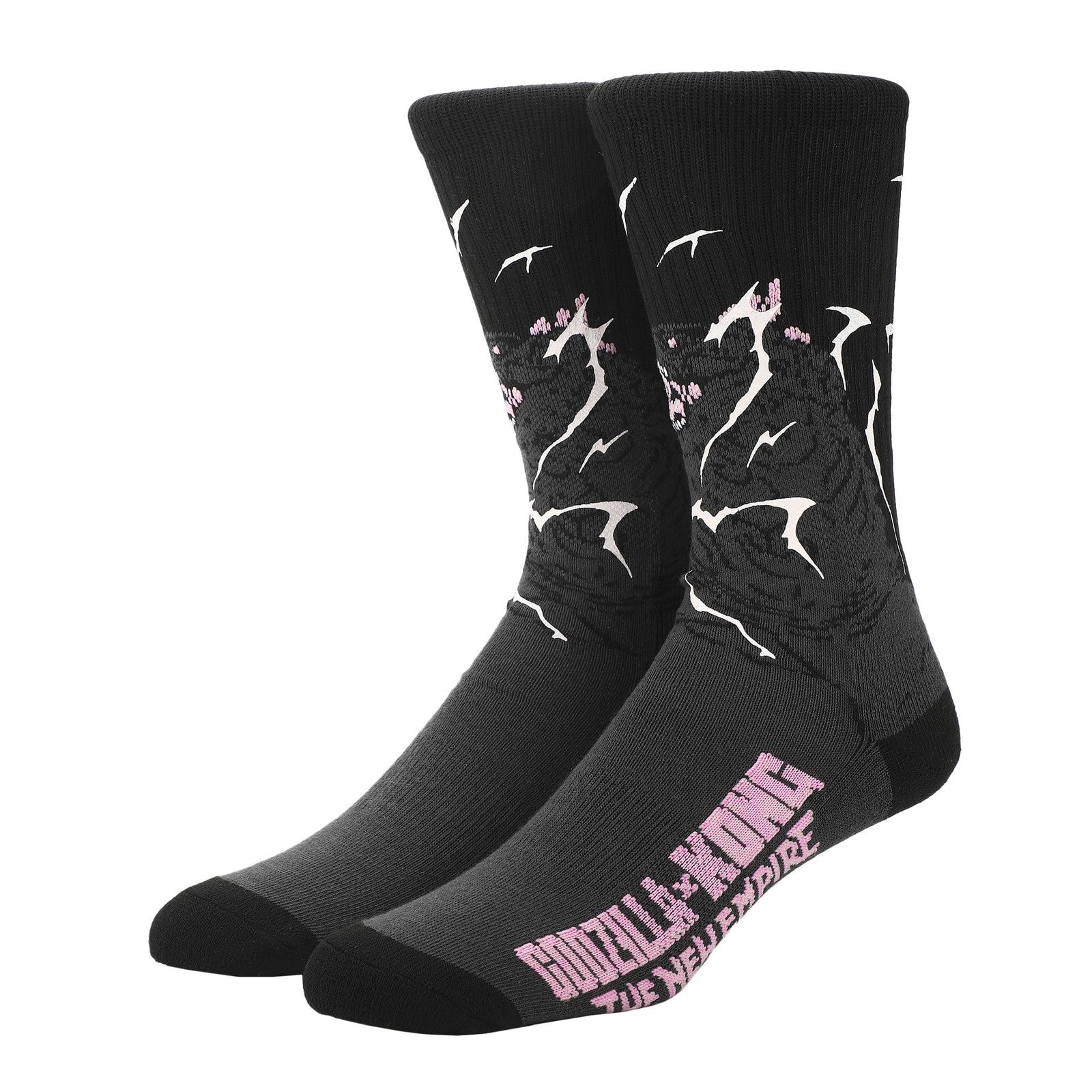 Godzilla Vs. Kong Men's The New Empire UV Color Changing Crew Socks 1 Pair