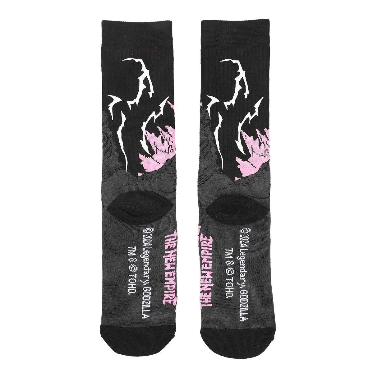 Godzilla Vs. Kong Men's The New Empire UV Color Changing Crew Socks 1 Pair