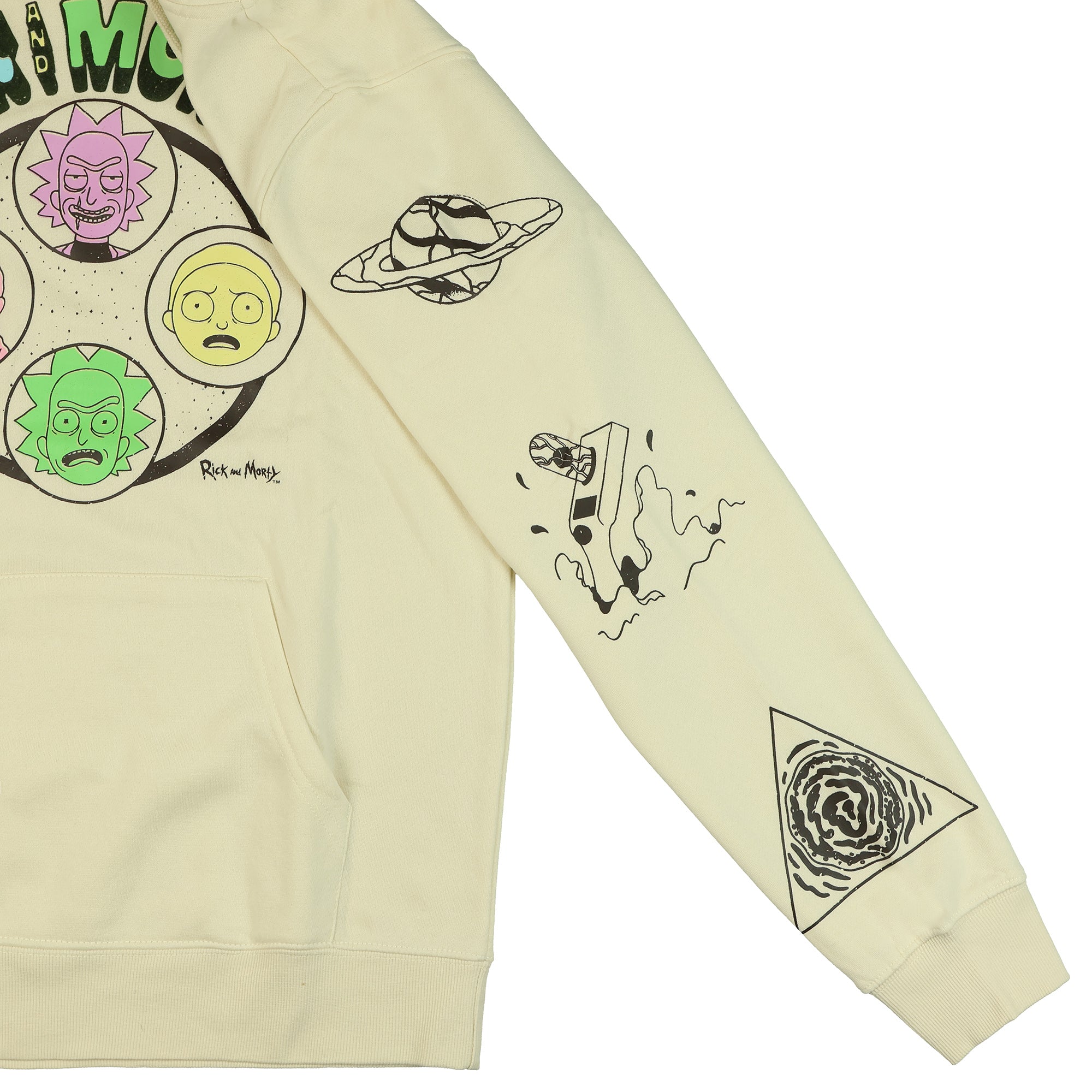 Rick And Morty Hoodie Men's Portal Long Sleeve Graphic Pullover