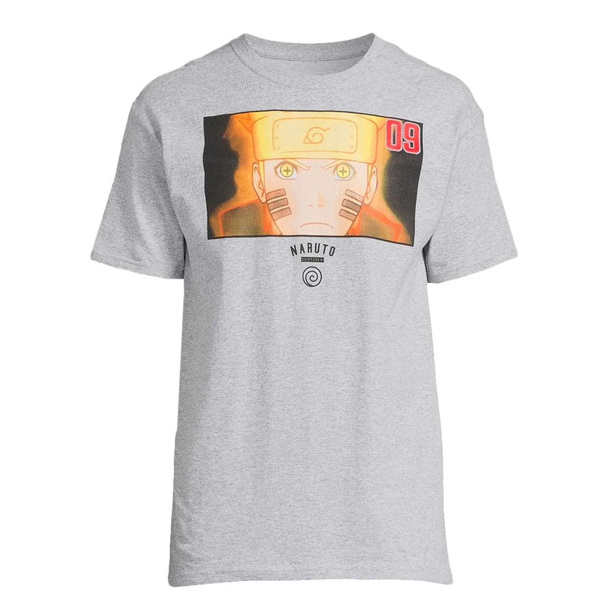 Naruto Uzumaki T-Shirt Men's 09 Kurama Cloak Short Sleeve Graphic Top