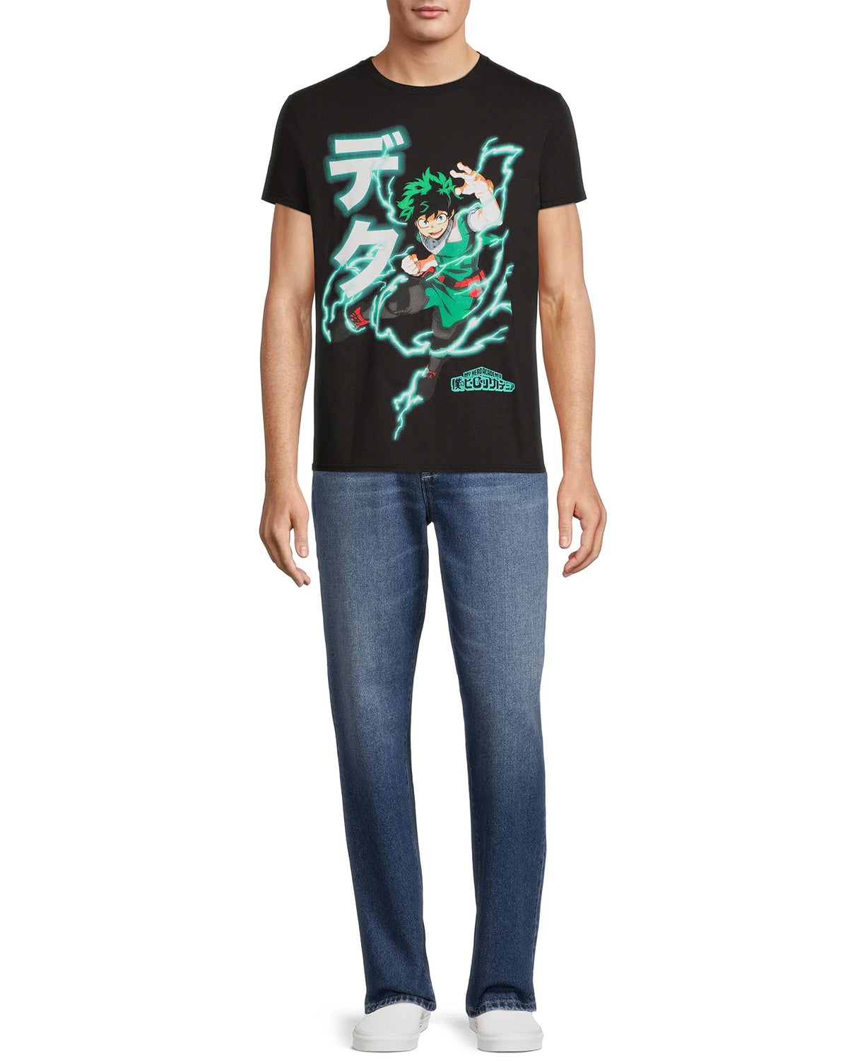 My Hero Academia Shirt Men's Izuku Midoriya Deku Short Sleeve Tee