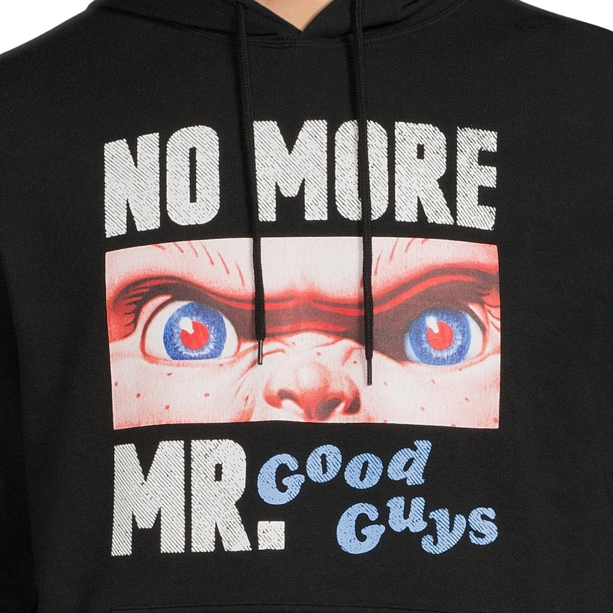 Chucky Hoodie Men's No More Mr. Good Guys Graphic Pullover Sweatshirt.