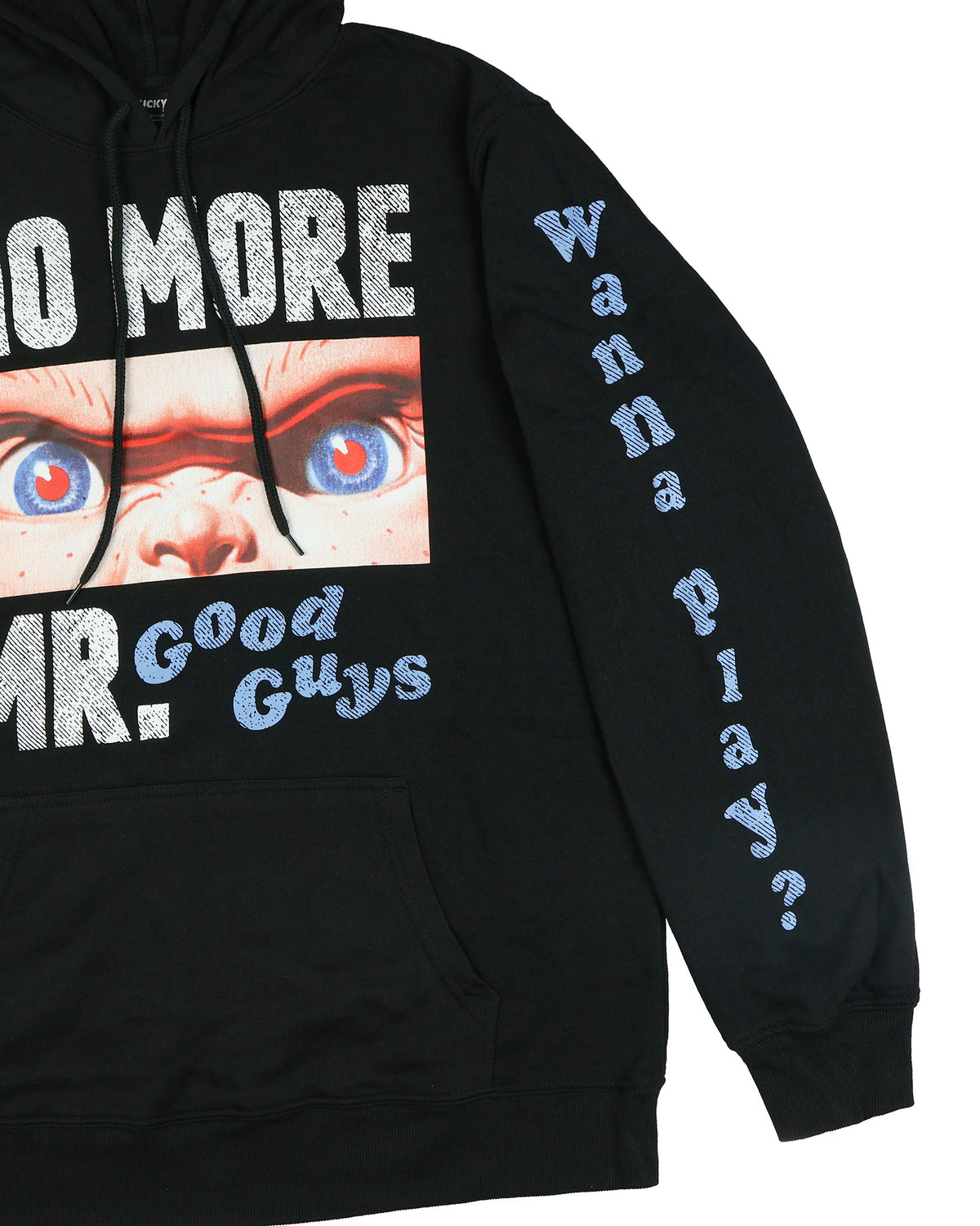 Chucky Hoodie Men's No More Mr. Good Guys Graphic Pullover Sweatshirt.