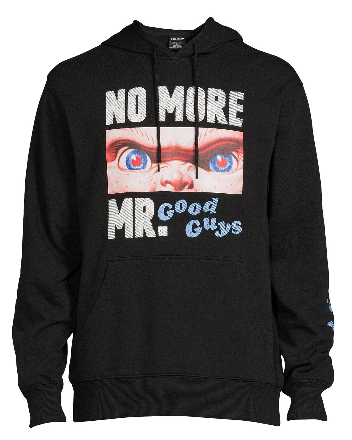 Chucky Hoodie Men's No More Mr. Good Guys Graphic Pullover Sweatshirt.