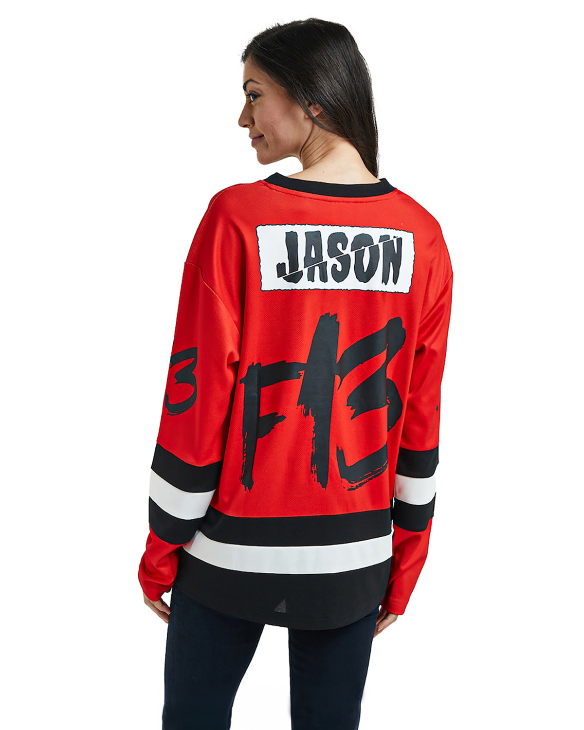 Friday The 13th Jersey Men's Jason Voorhees Mask Long Sleeve Shirt