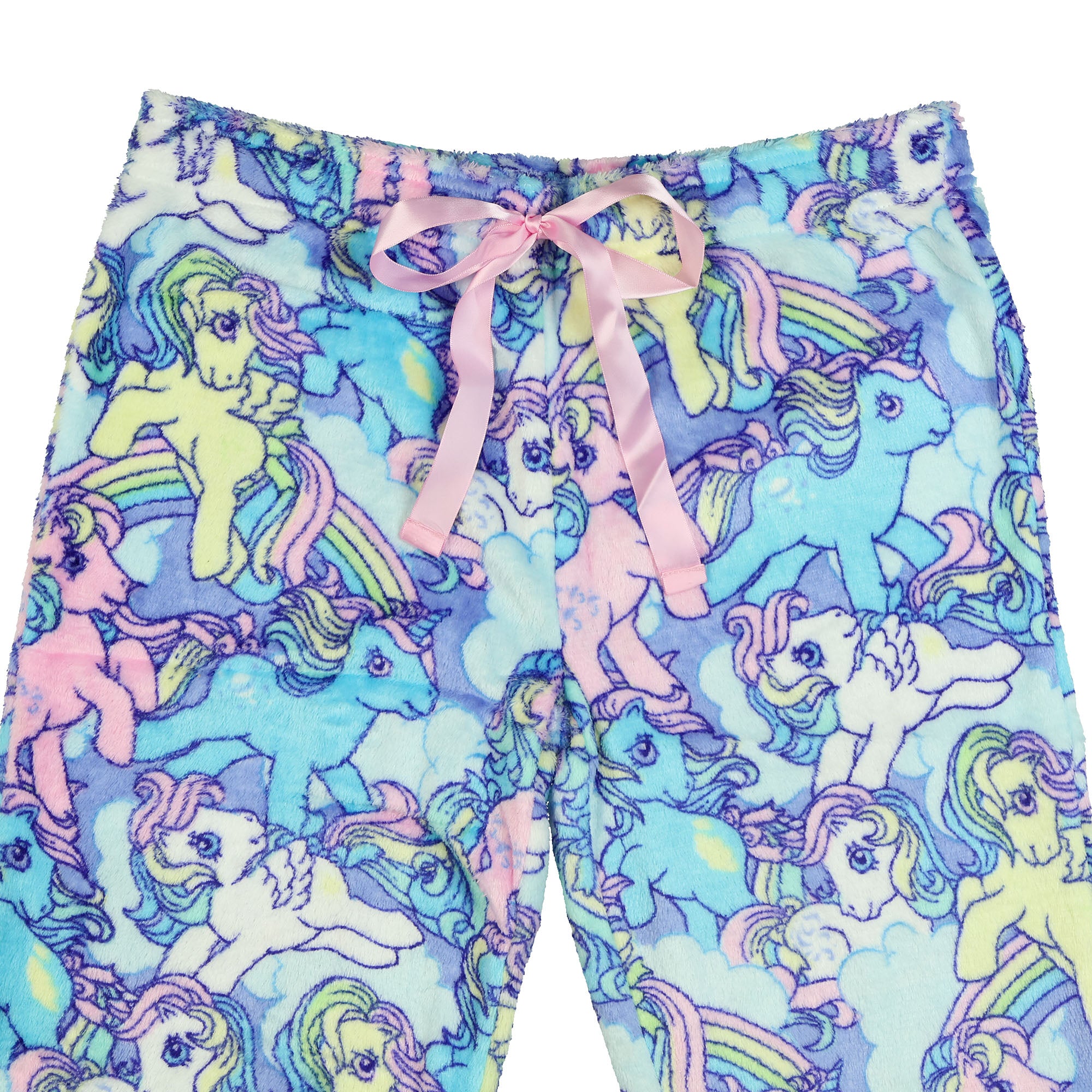 My Little Pony Pajamas Women's Pastel Fleece Lounge Pajama Pant Bottoms