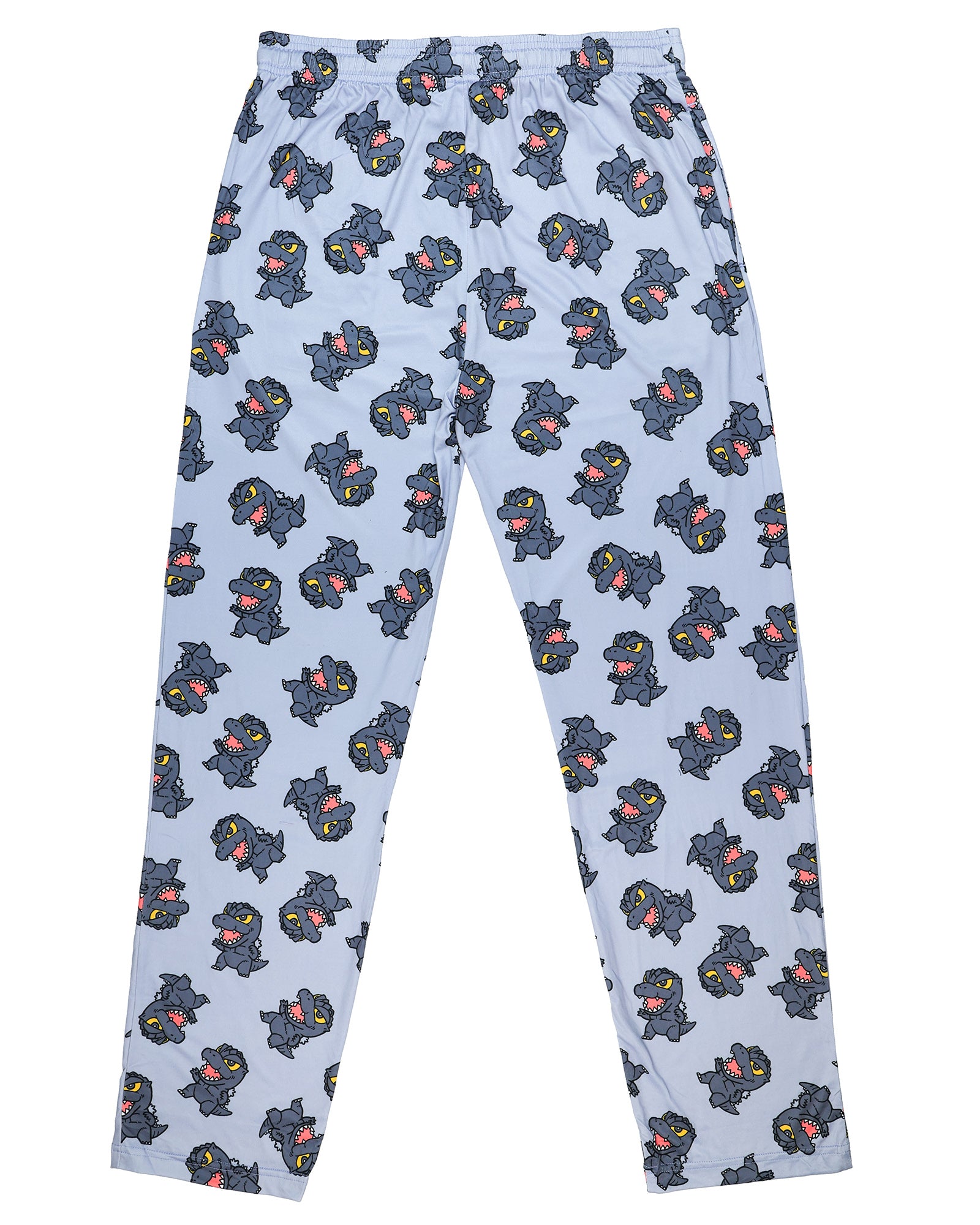 Godzilla Pajamas Men's Chibi Character AOP Lounge Sleep Pajama Pants