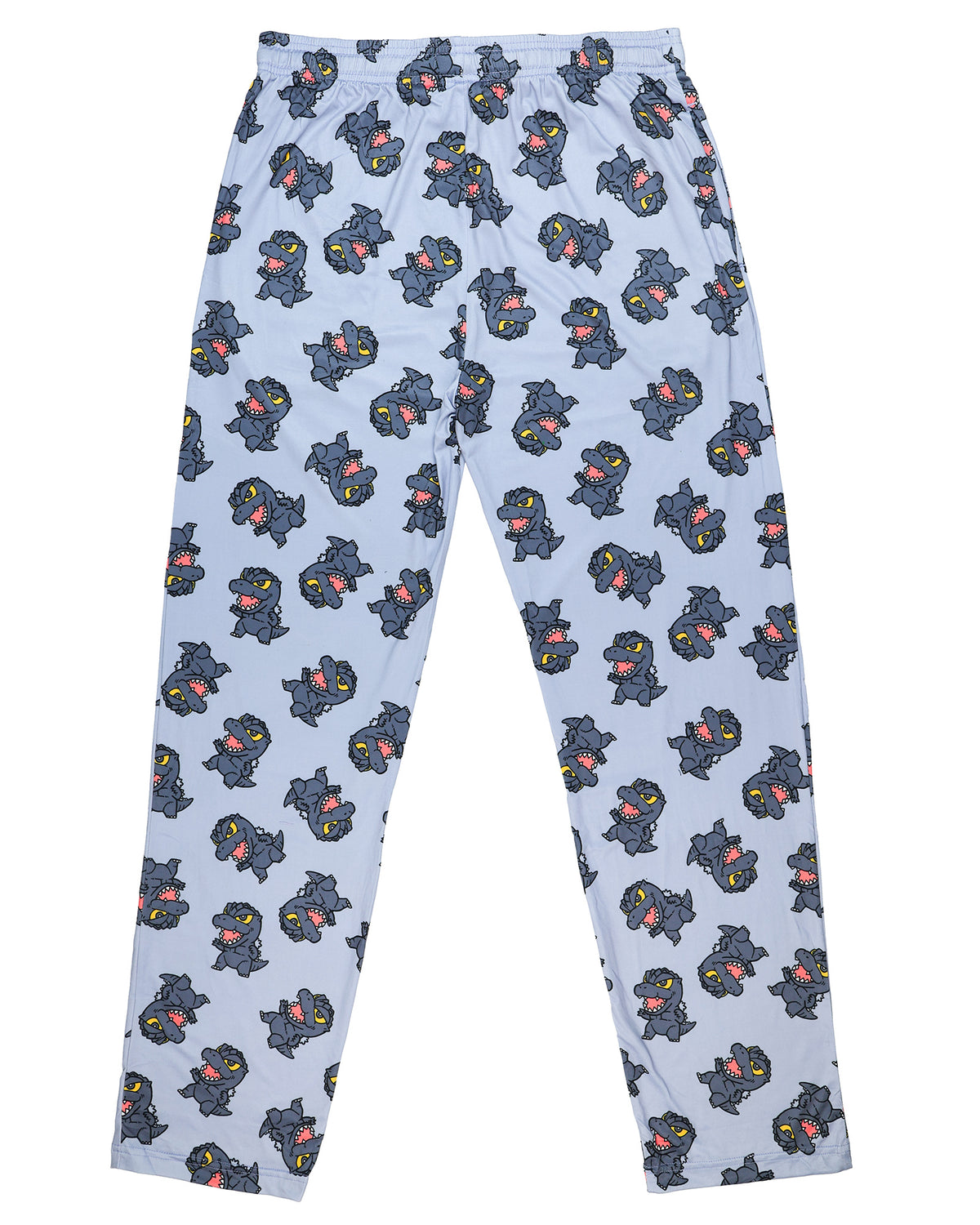 Godzilla Pajamas Men's Chibi Character AOP Lounge Sleep Pajama Pants