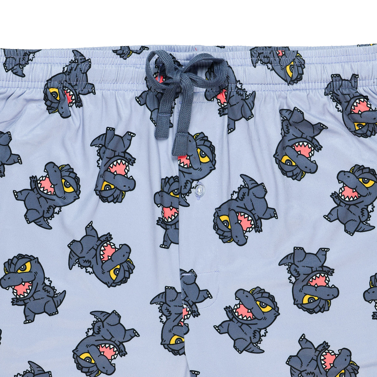 Godzilla Pajamas Men's Chibi Character AOP Lounge Sleep Pajama Pants