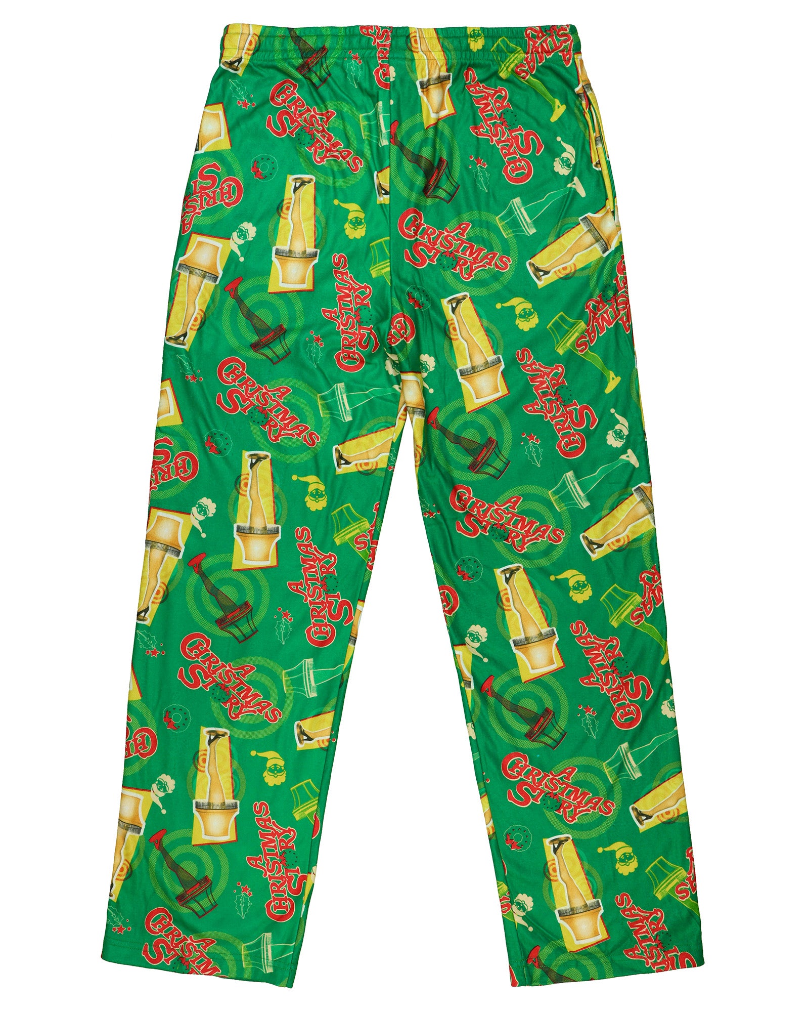 A Christmas Story Pajamas Men's Leg Lamp Fleece Lounge Pajama Pants