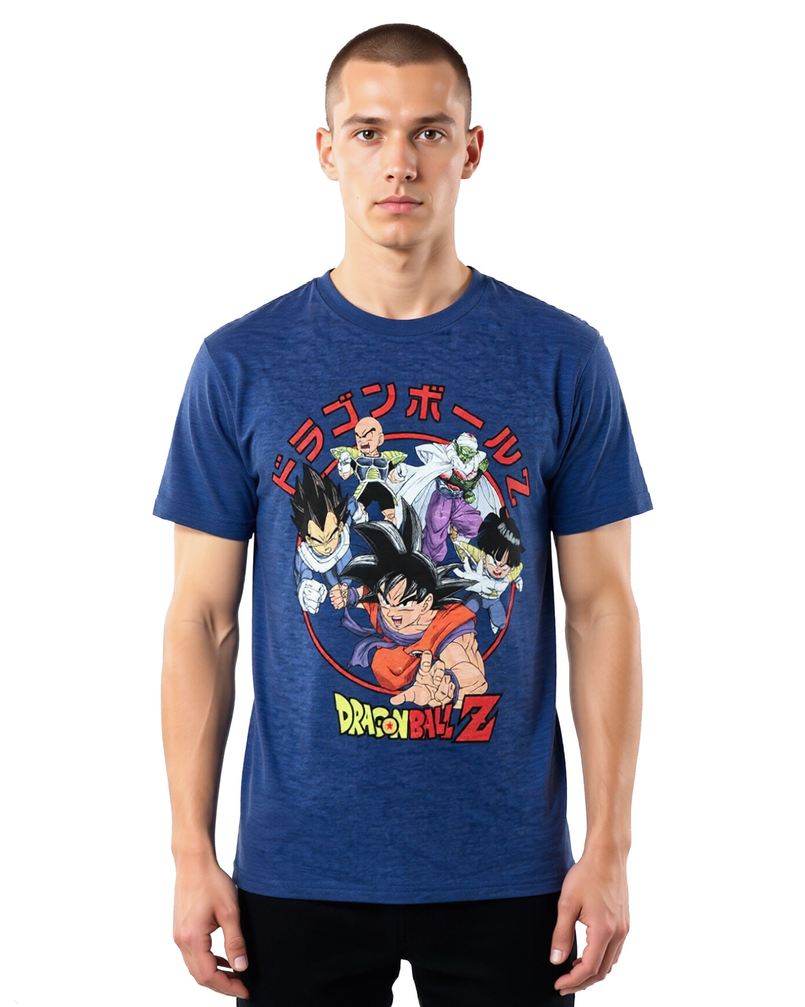 Dragon Ball Z Shirt Men's Goku Vegeta Krillin Piccolo Character Group Tee