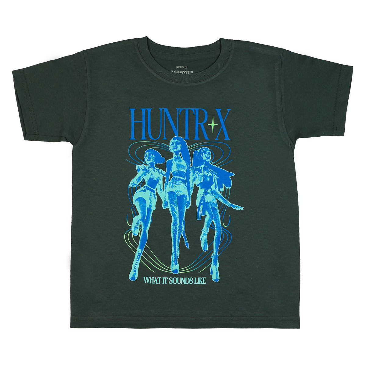K-Pop Demon Hunters T-Shirt Girls' Huntrix What It Sounds Like Tee