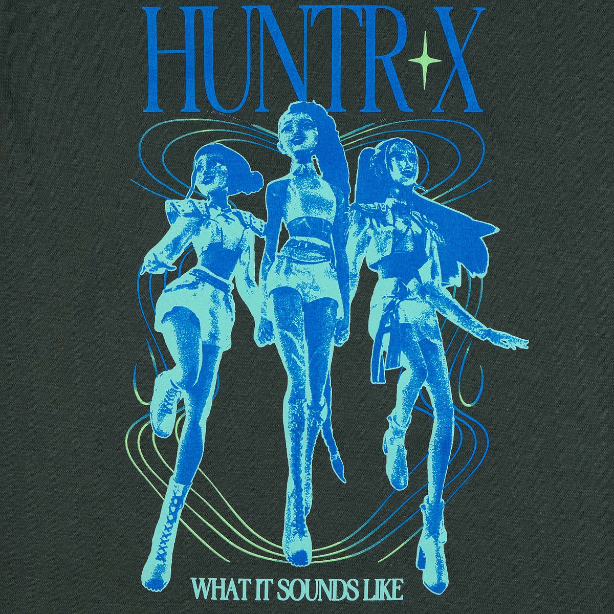 K-Pop Demon Hunters T-Shirt Girls' Huntrix What It Sounds Like Tee