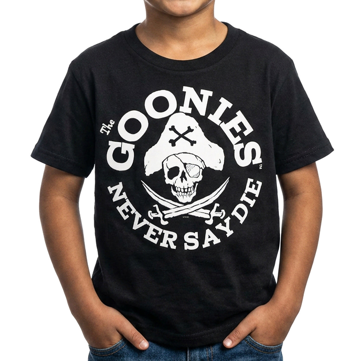 The Goonies T-Shirt Little Boys' Never Say Die Short Sleeve Tee