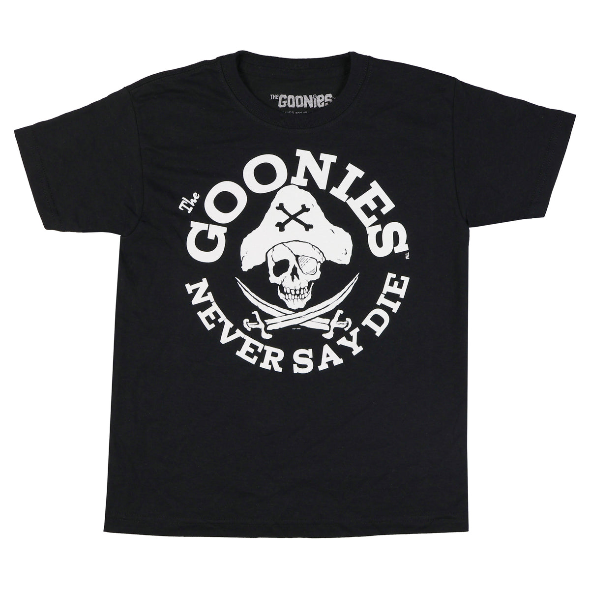 Goonies T-Shirt Big Boy's One-Eyed Willy Never Say Die Short Sleeve Tee