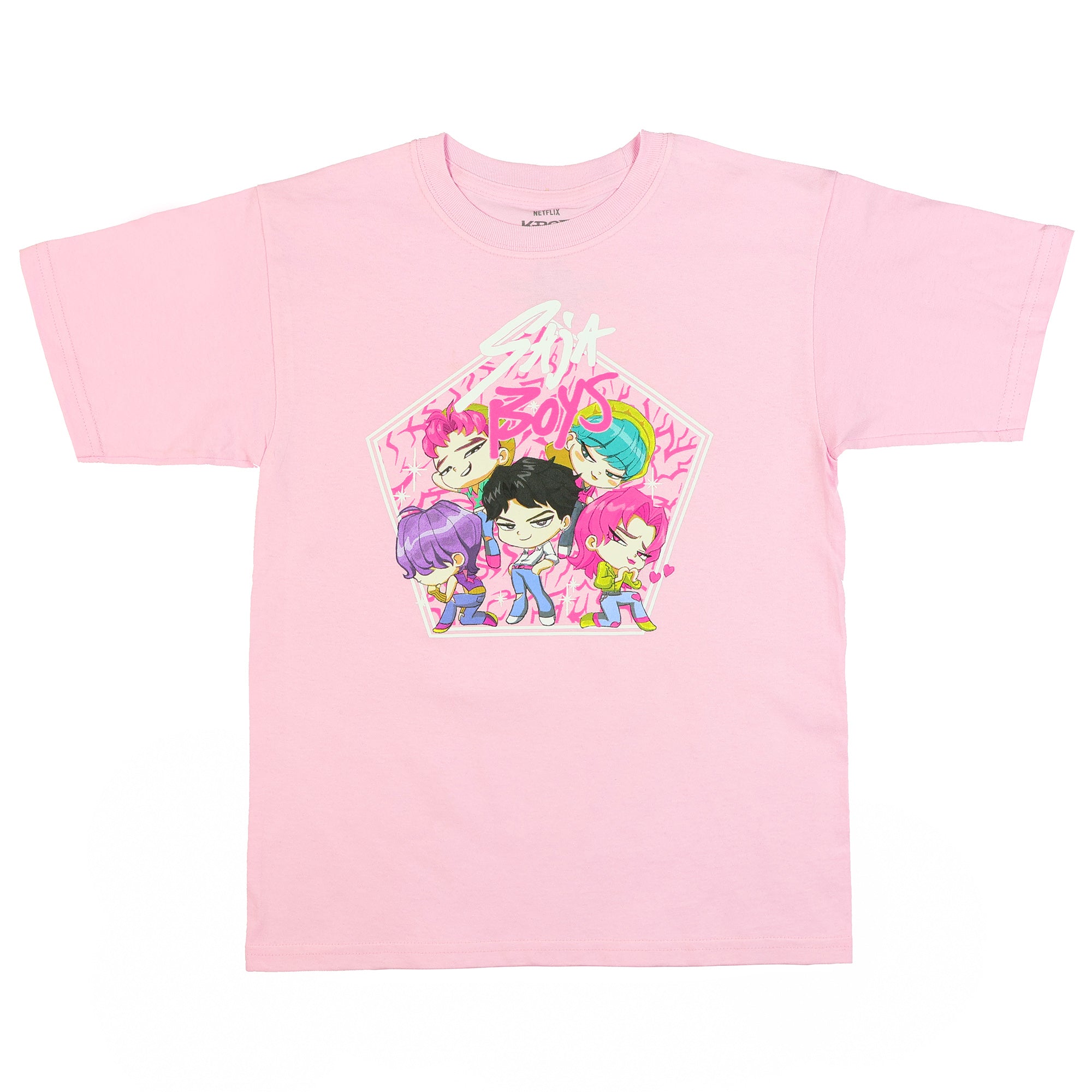 K-Pop Demon Hunters Girls' Saja Boys Short Sleeve Tee