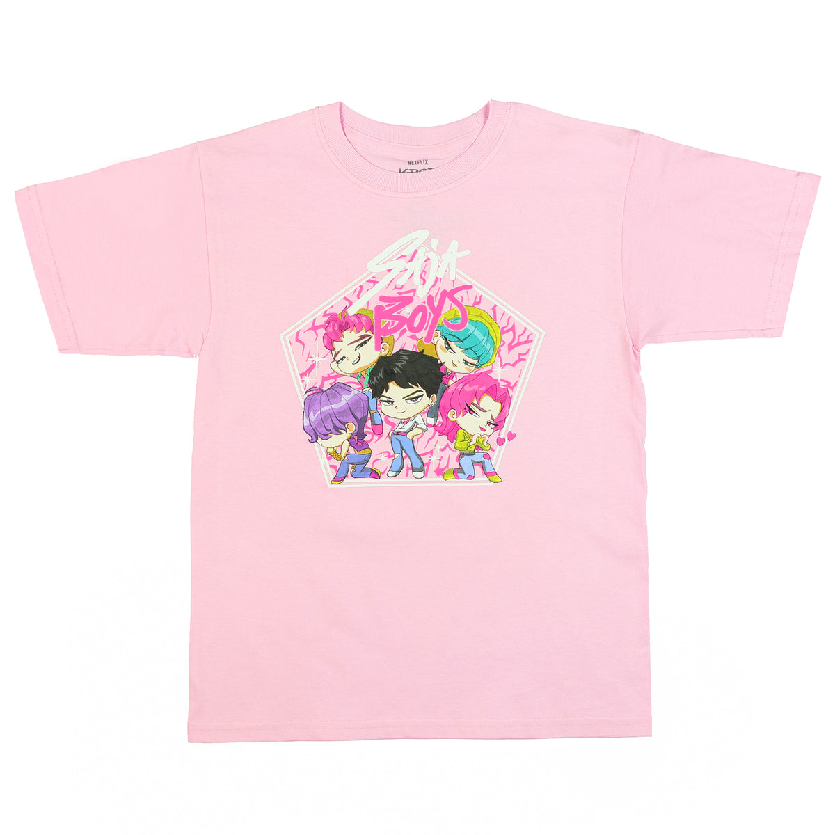 K-Pop Demon Hunters Girls' Saja Boys Short Sleeve Tee