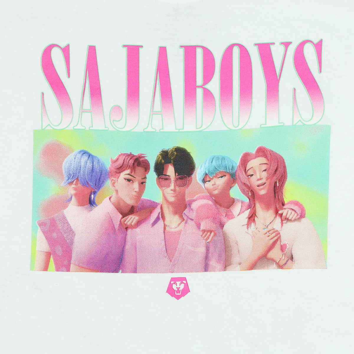 K-Pop Demon Hunters Girl's Saja Boys Short Sleeve Graphic Tee