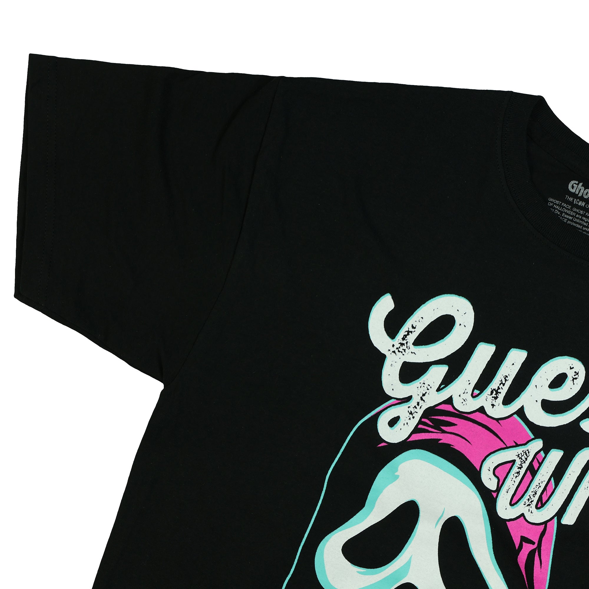 Ghost Face T-Shirt Men's Guess Who Thumbs Up Short Sleeve Top