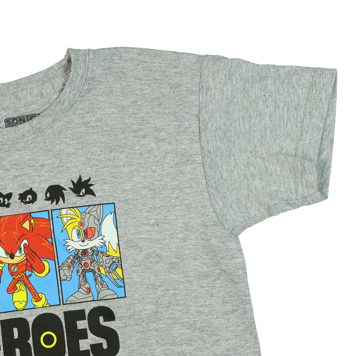 DC Comics Sonic The Hedgehog Shirt Boy's Heroes Short Sleeve Tee