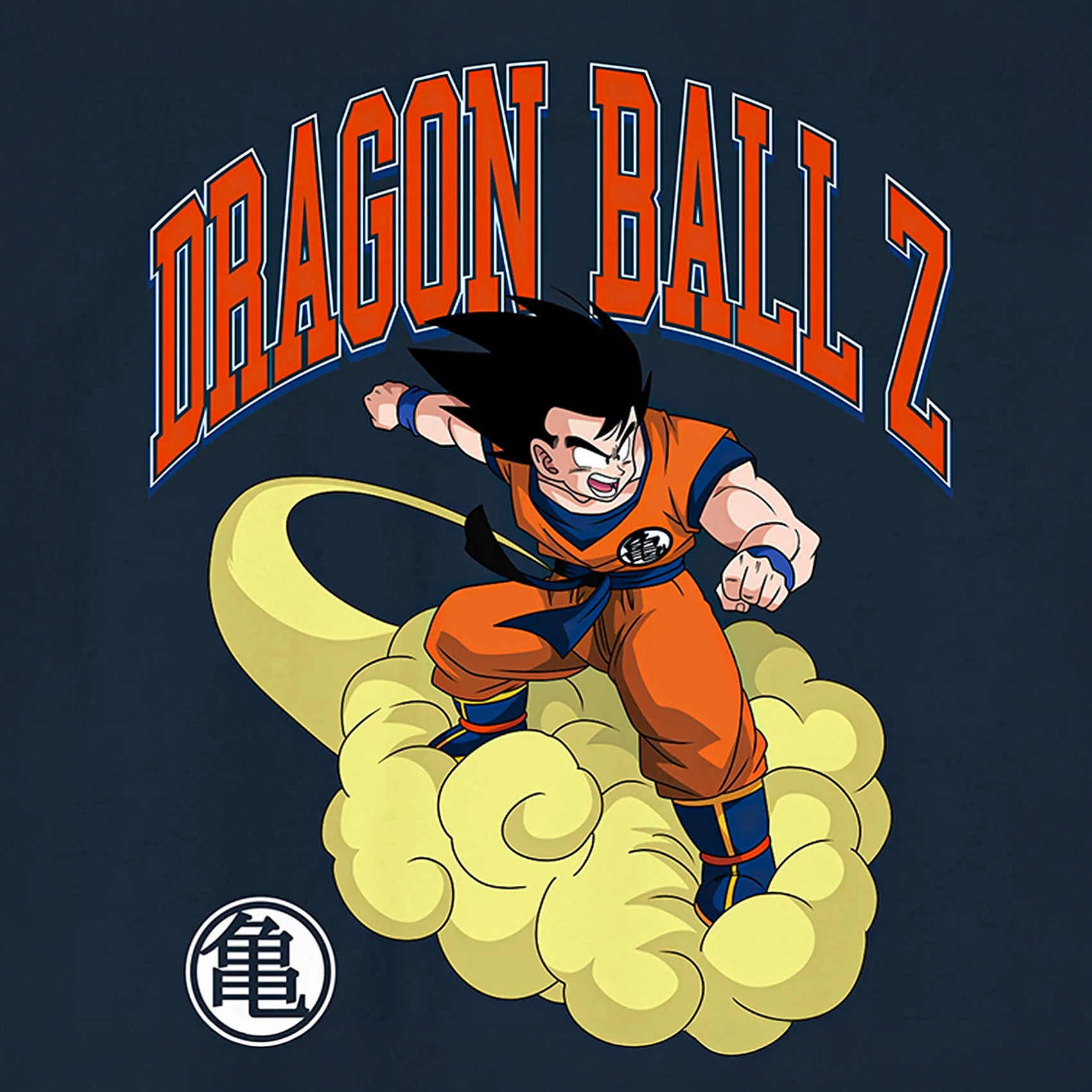 Dragon Ball Z Shirt Men's Son Goku Flying Nimbus Short Sleeve Top