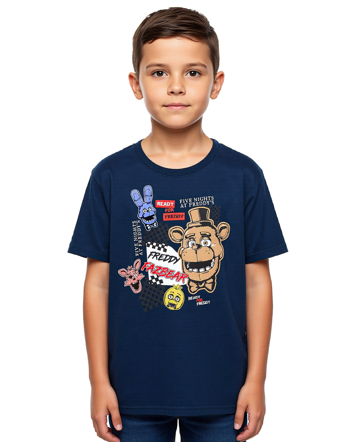 Five Nights At Freddy's Shirt Boy's Ready For Freddy Short Sleeve Tee