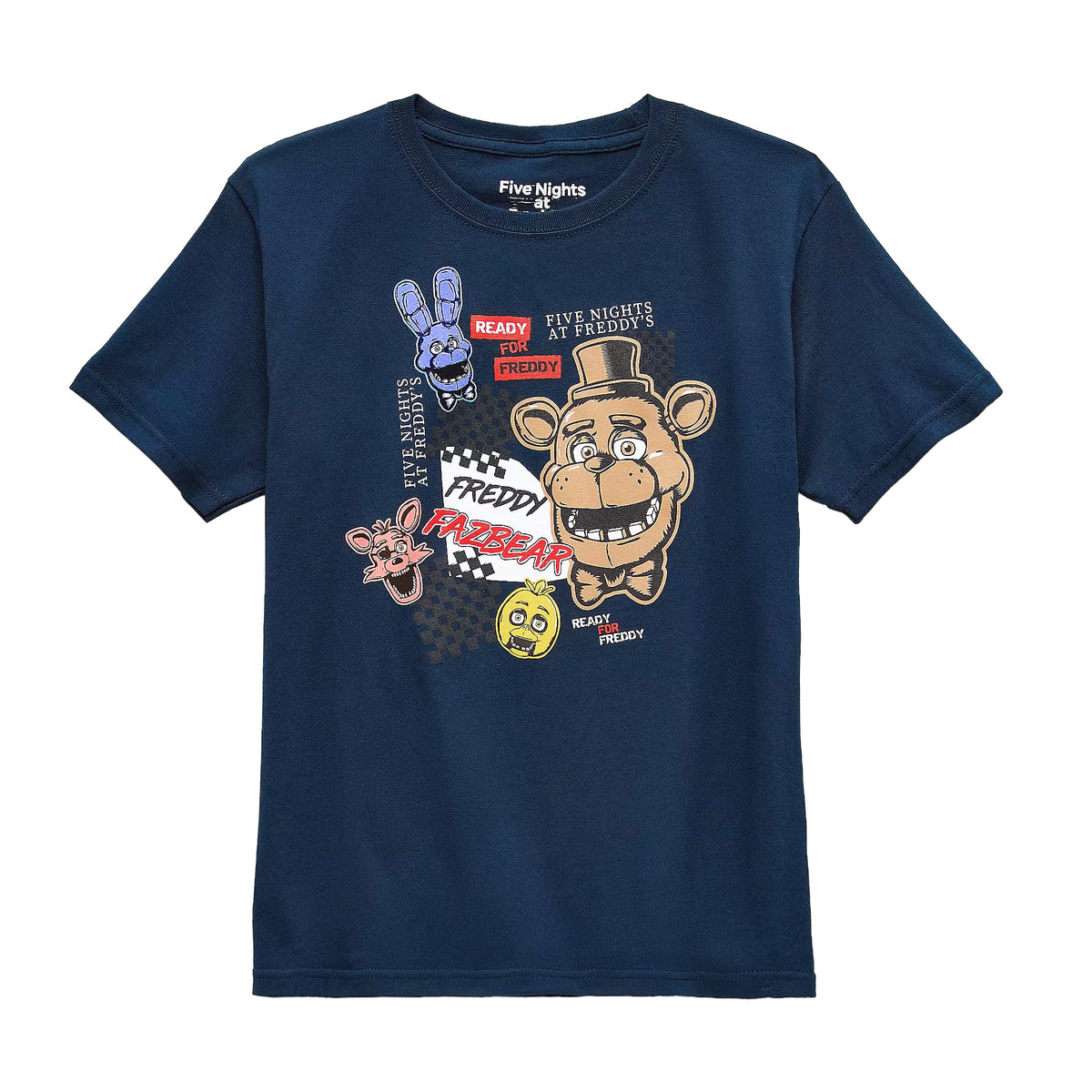 Five Nights At Freddy's Shirt Boy's Ready For Freddy Short Sleeve Tee