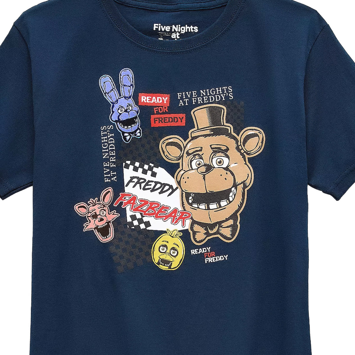 Five Nights At Freddy's Shirt Boy's Ready For Freddy Short Sleeve Tee