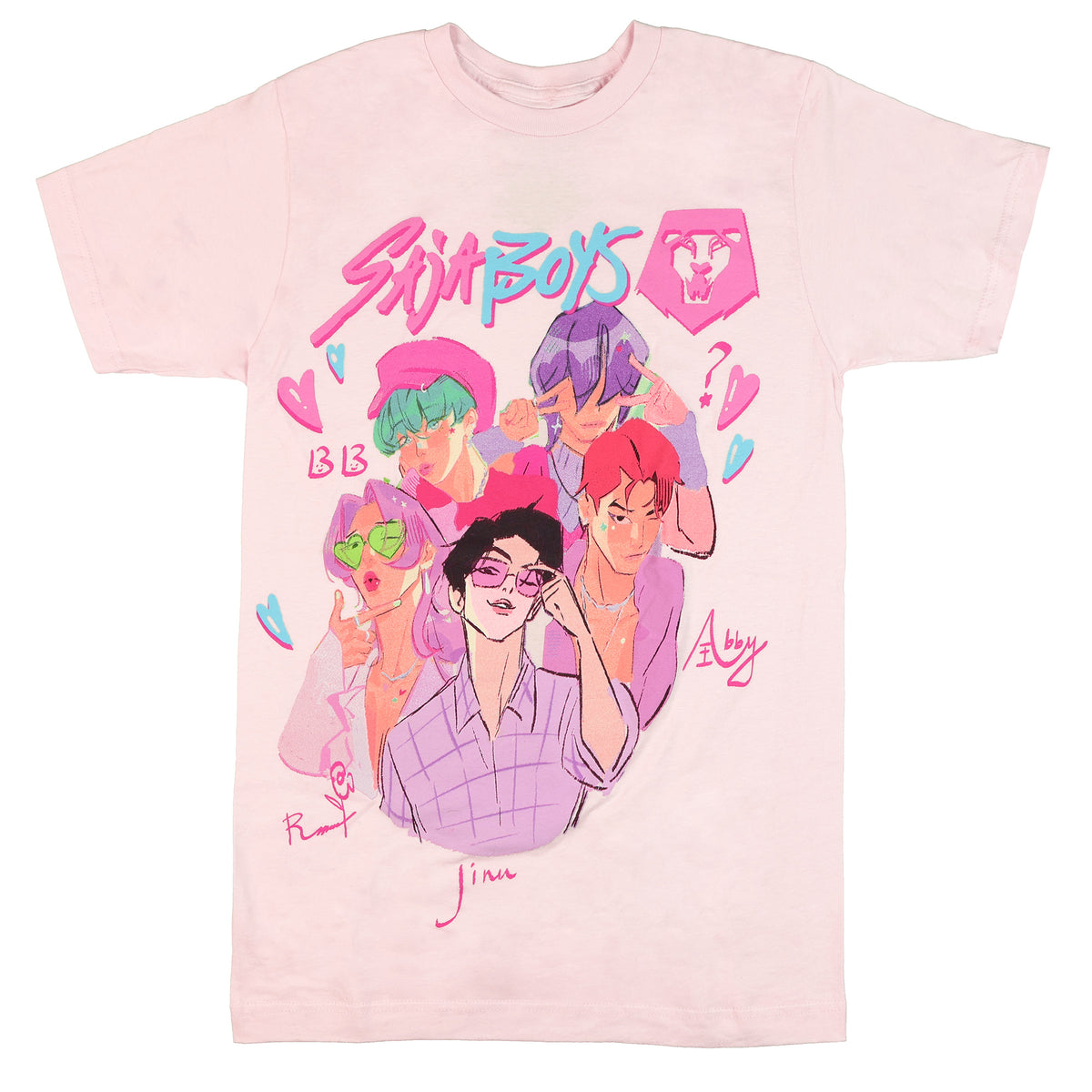 K-Pop Demon Hunters Saja Boys Men's Graphic Short Sleeve T-Shirt
