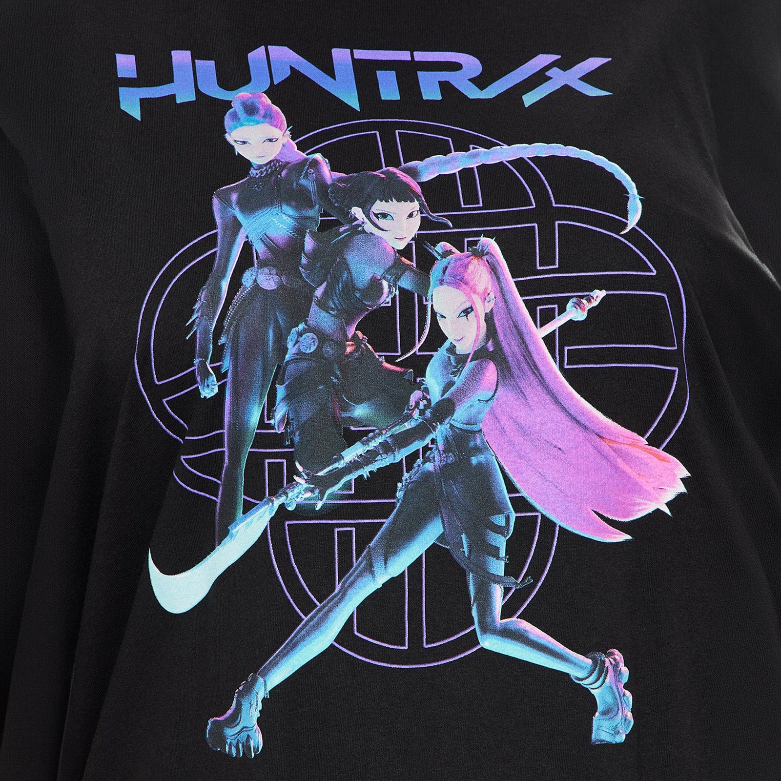K-Pop Demon Hunters Shirt Women's Huntrix Honmoon Logo Short Sleeve Tee