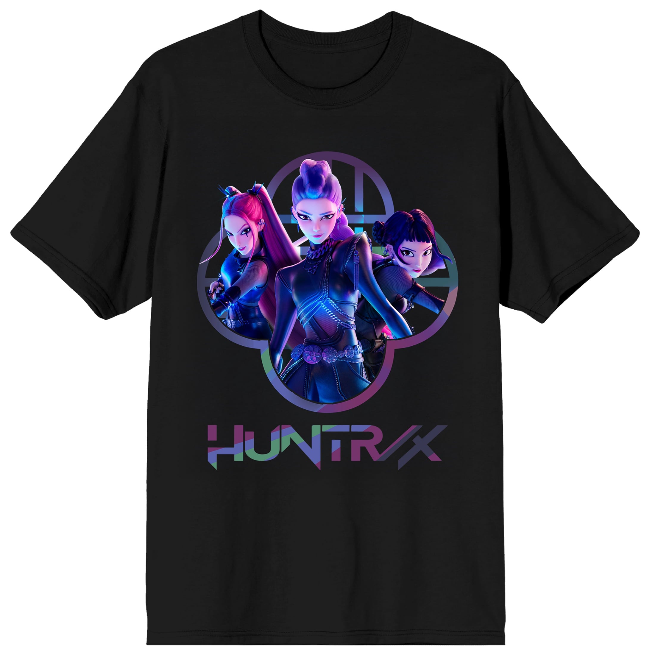 K-Pop Demon Hunters Shirt Men's Huntrix Rumi Mira Zoey Short Sleeve Tee
