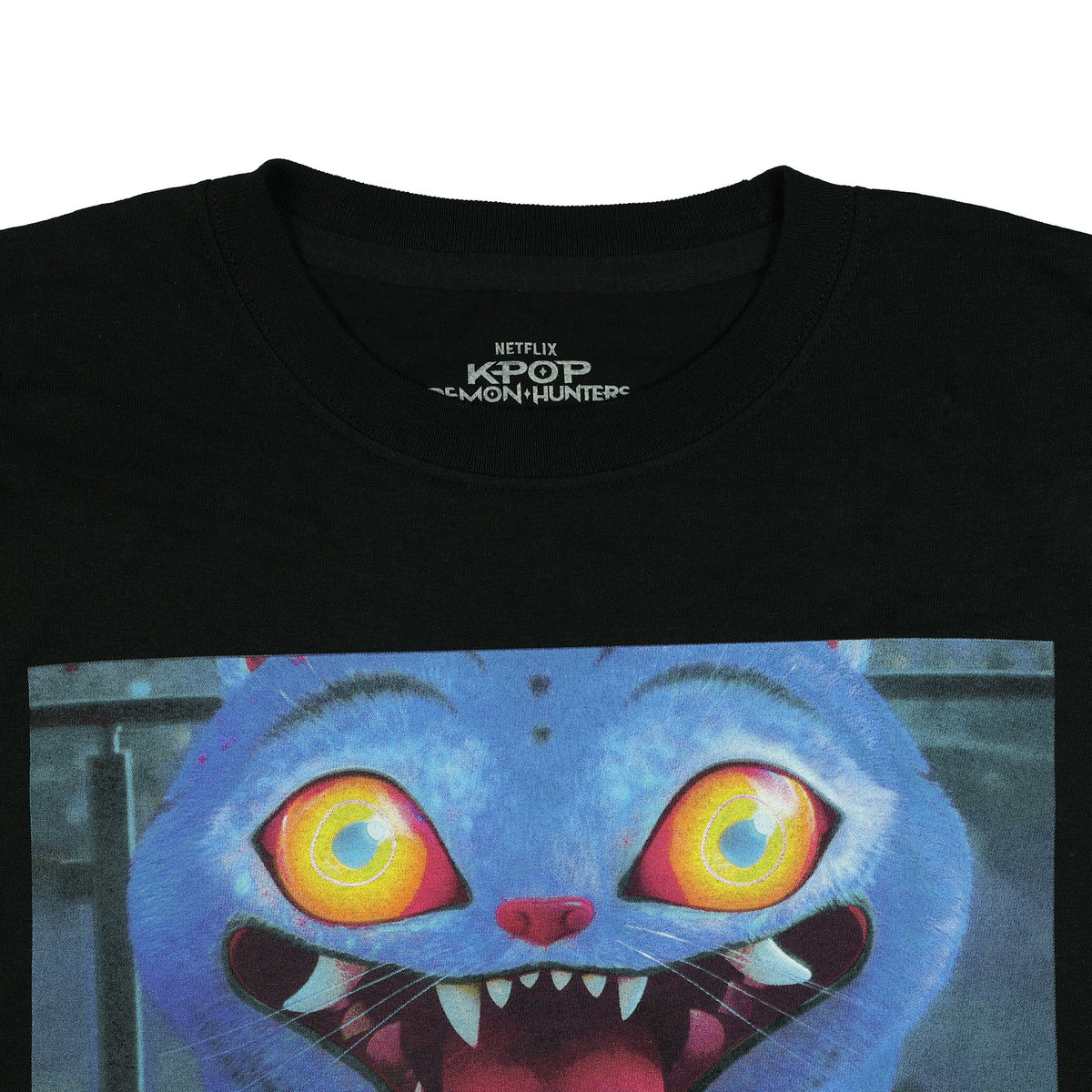 K-Pop Demon Hunters Derpy Tiger Men's Short Sleeve Graphic T-Shirt