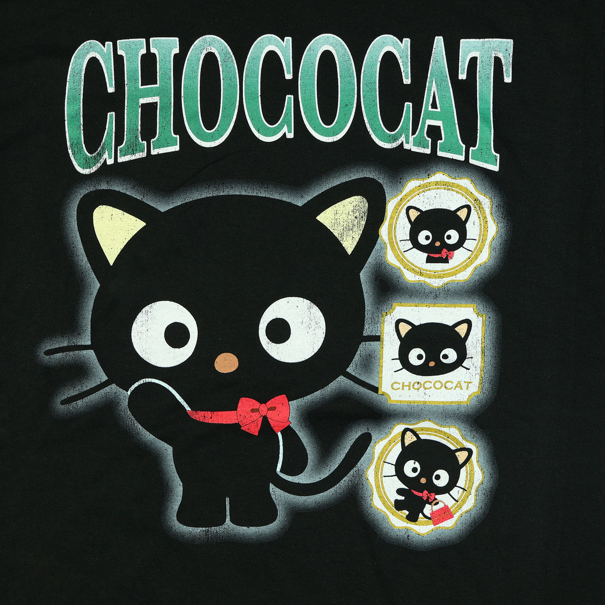 Sanrio Hello Kitty Shirt Men's Chococat Waving Short Sleeve Graphic Tee