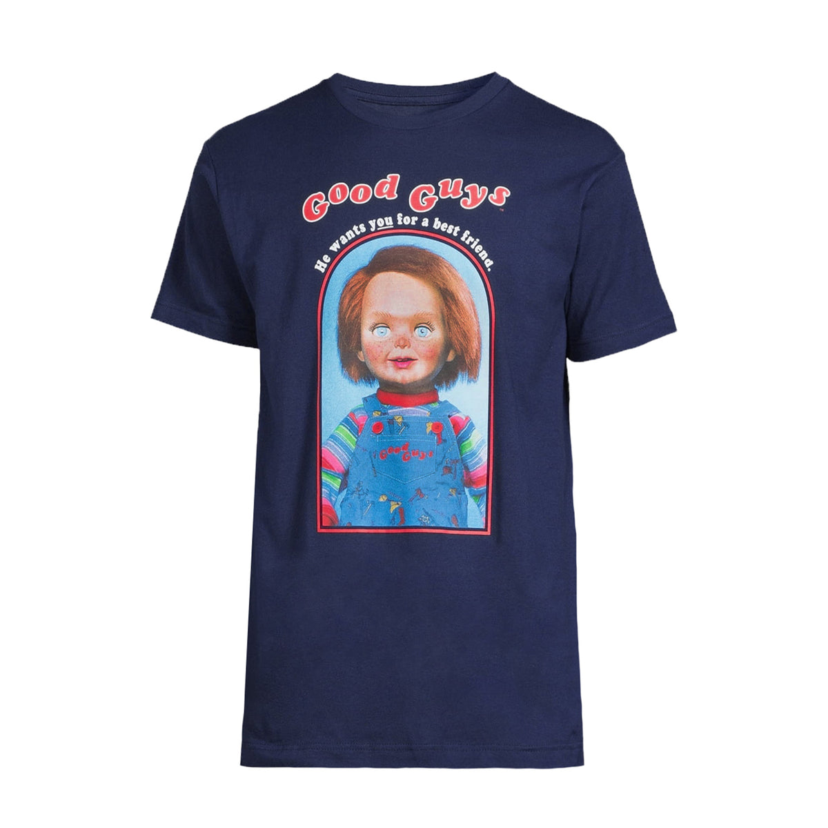 Chucky T-Shirt Men's Good Guys Horror Film Short Sleeve Tee