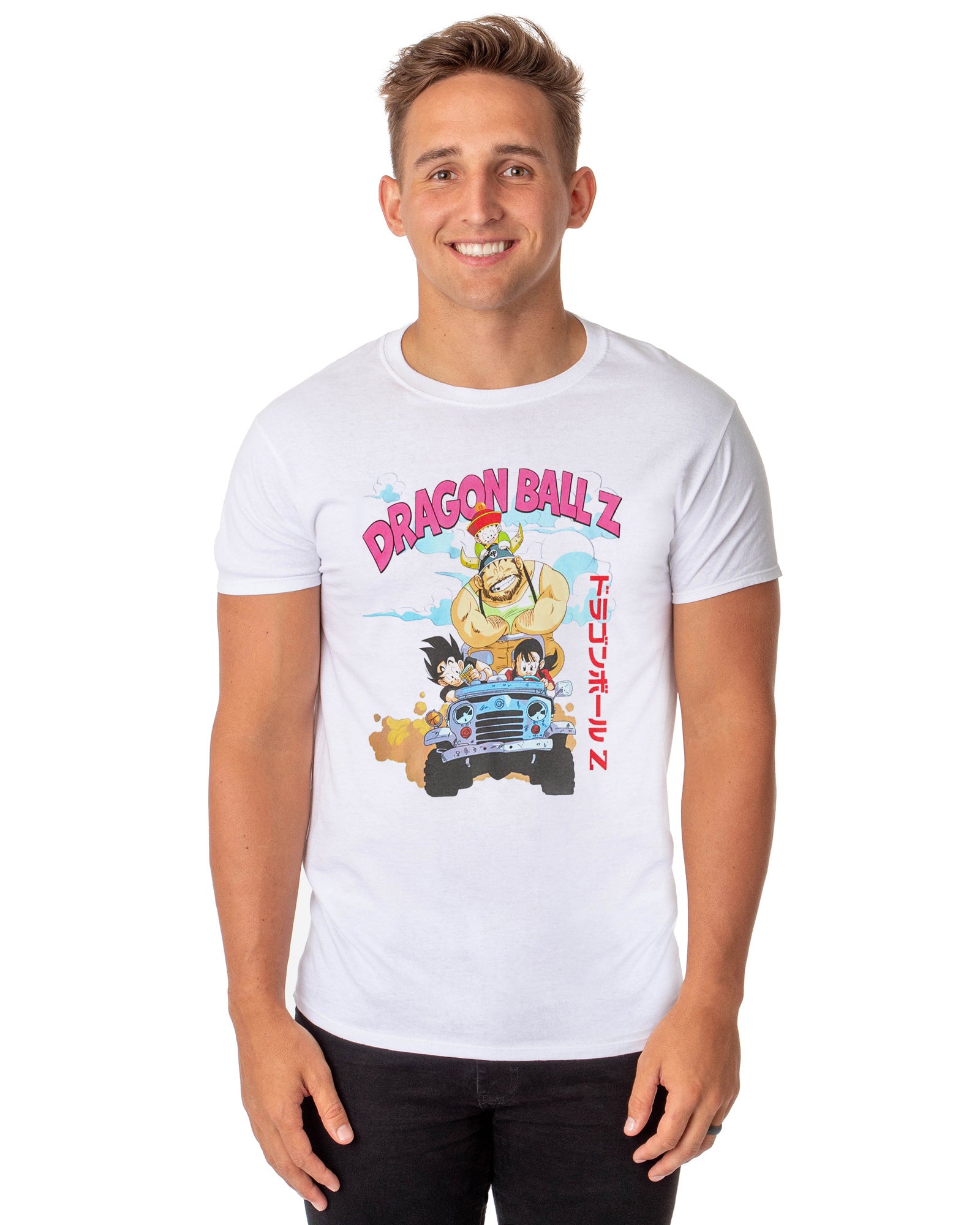 Dragon Ball Z T-Shirt Men's Character Care Ride Short Sleeve Tee