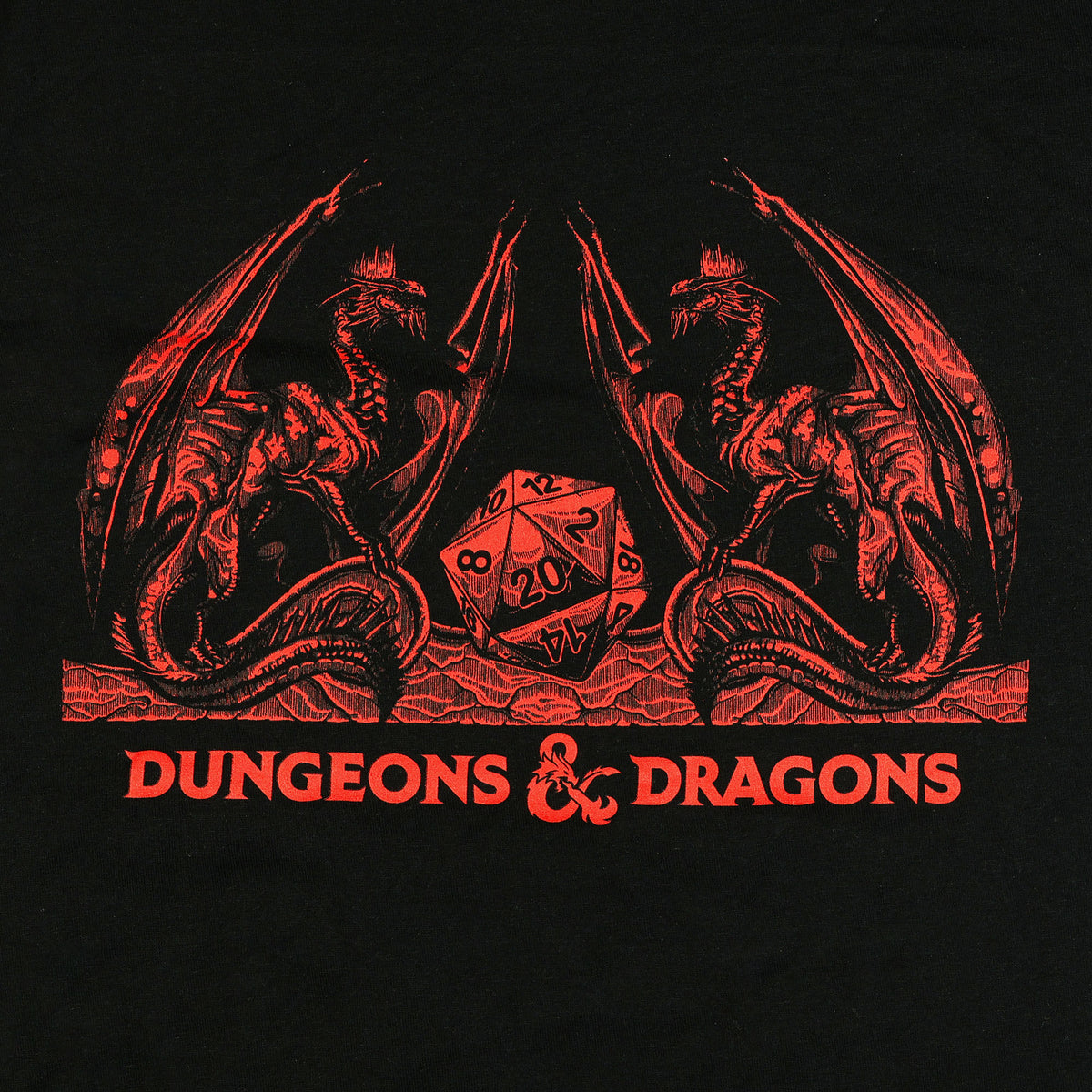 Dungeons And Dragons Shirt Men's Dice and Dragons Face Off Short Sleeve Tee