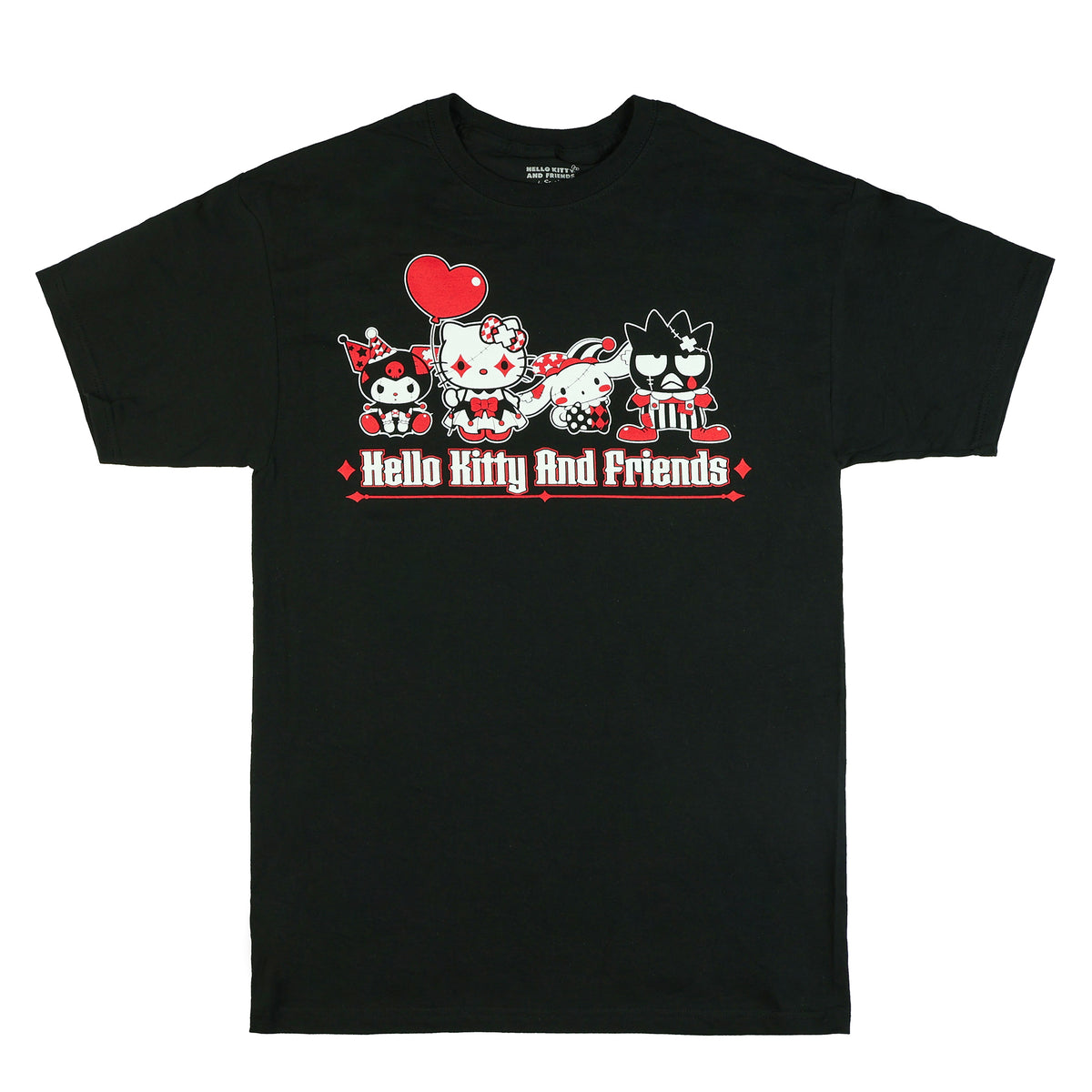 Hello Kitty and Friends T-Shirt Men's Carnival Crew Short Sleeve Tee