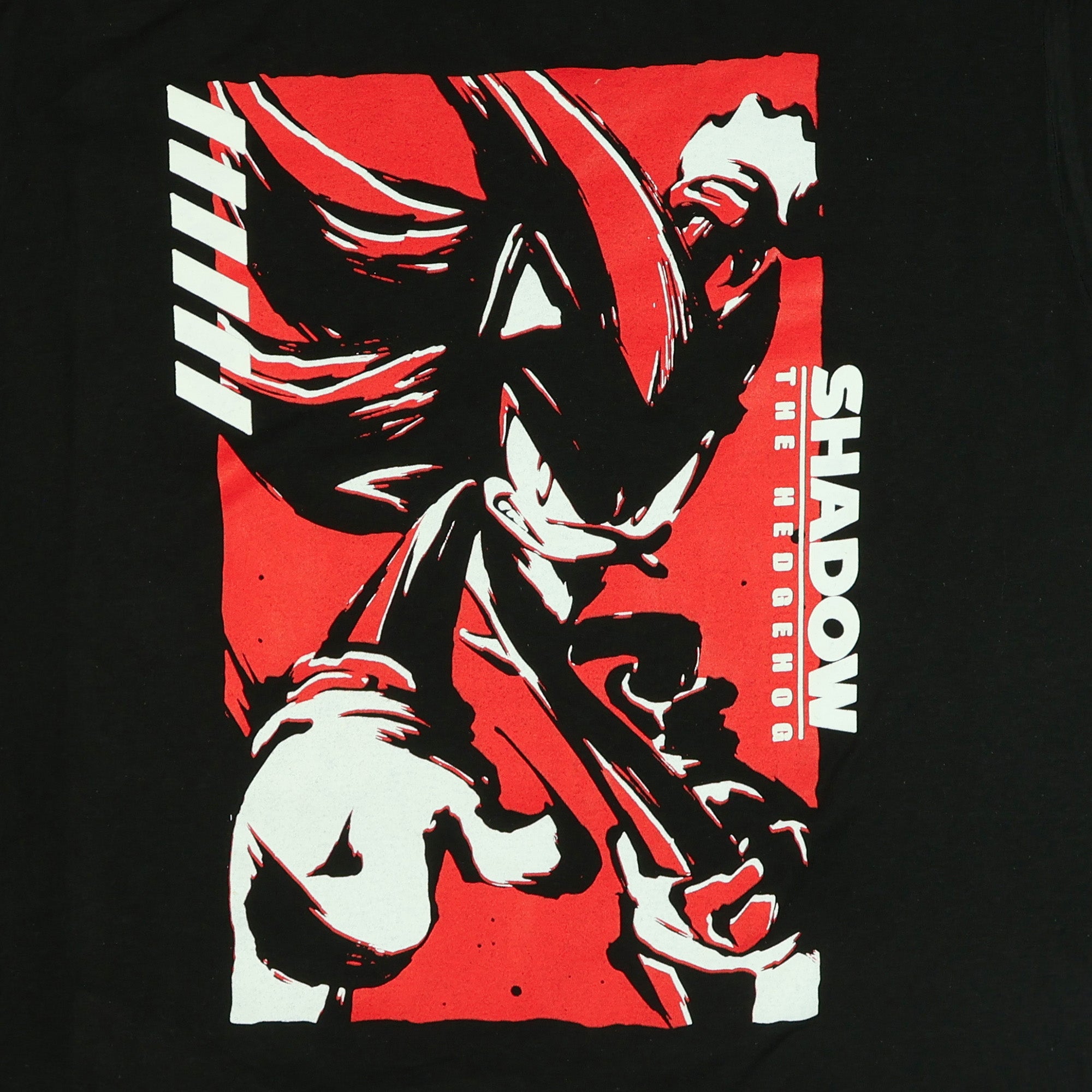 Sonic The Hedgehog T-Shirt Men's Shadow Character Design Short Sleeve Tee
