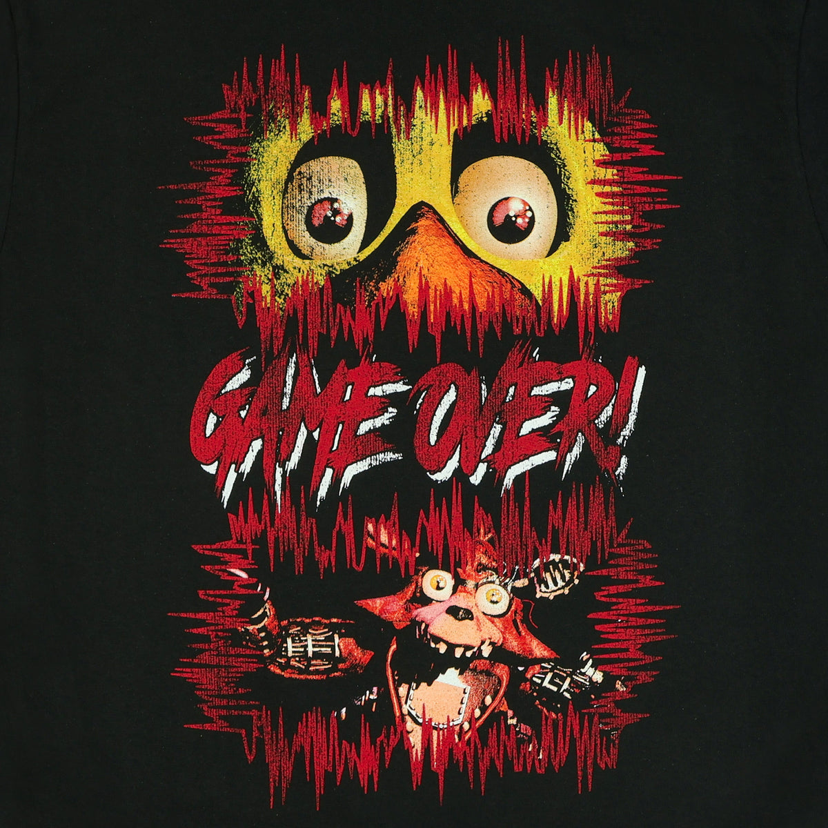 Five Nights At Freddy's T-Shirt Men's He's Here Game Over Graphic Print Tee