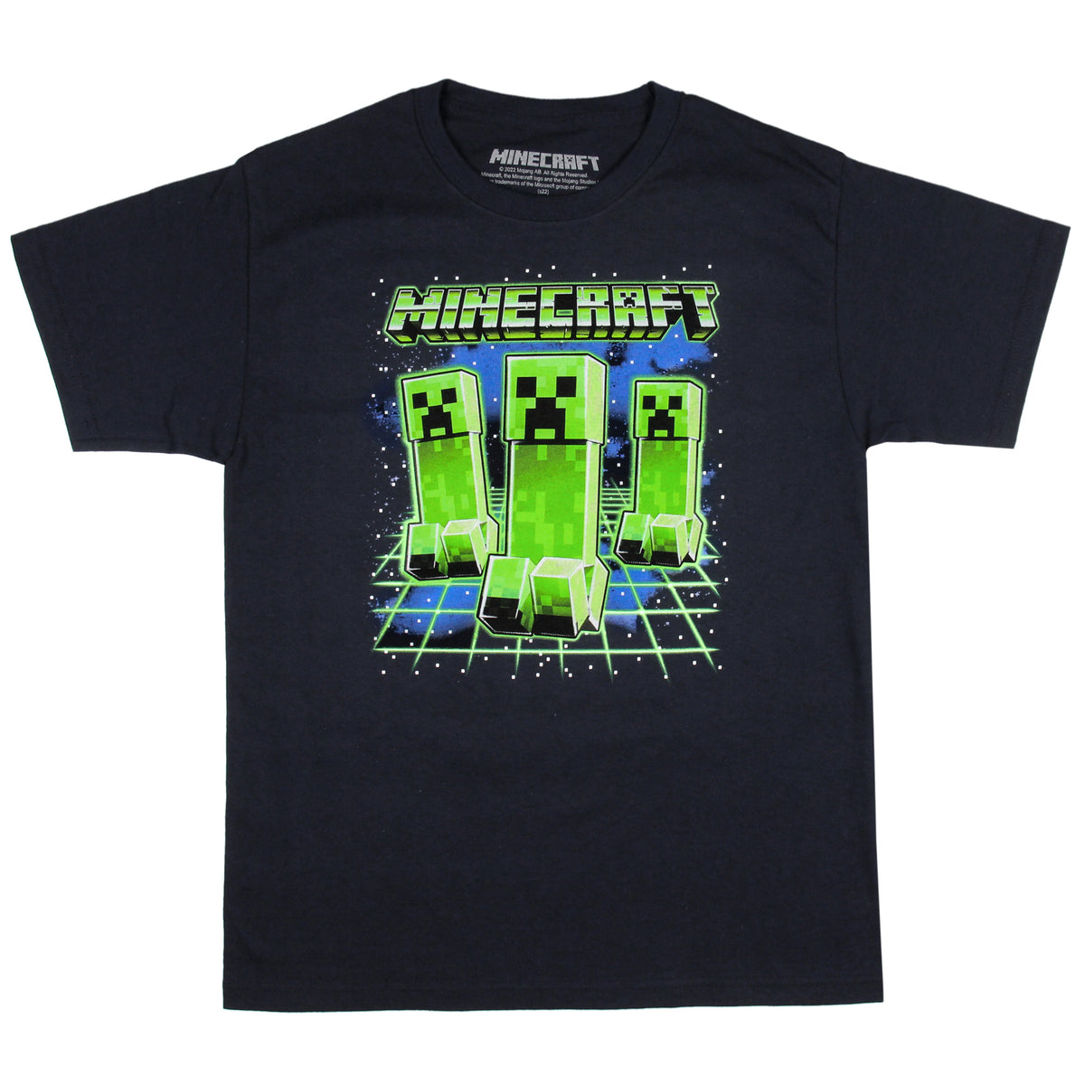 Minecraft T-Shirt Boys' Creeper Trio Short Sleeve Graphic Print Tee