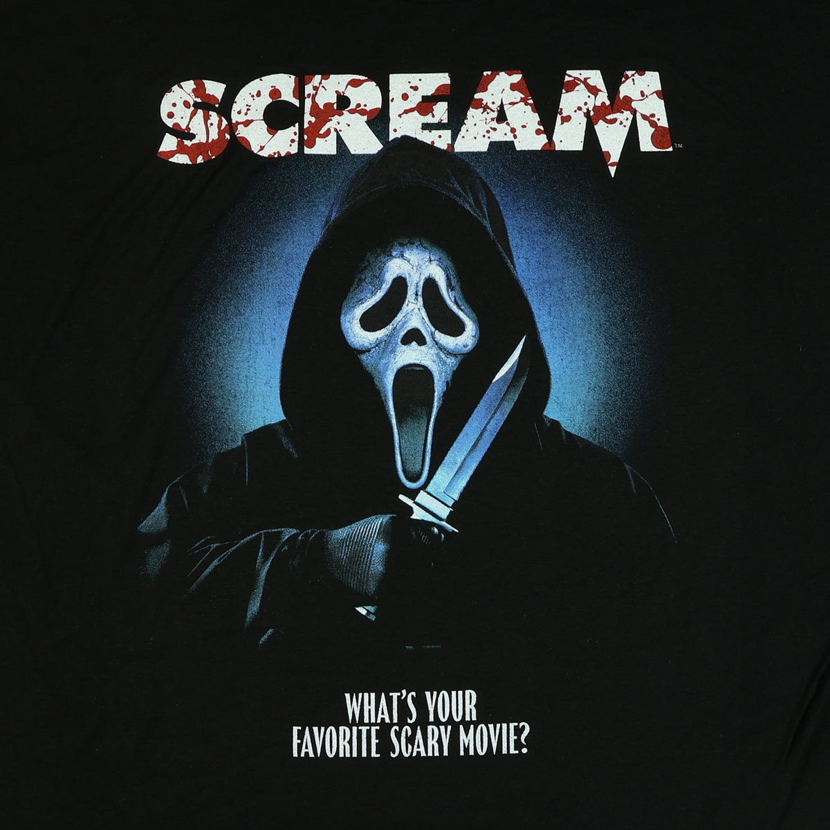 Ghost Face T-Shirt Men's Favorite Scary Movie Short Sleeve Tee